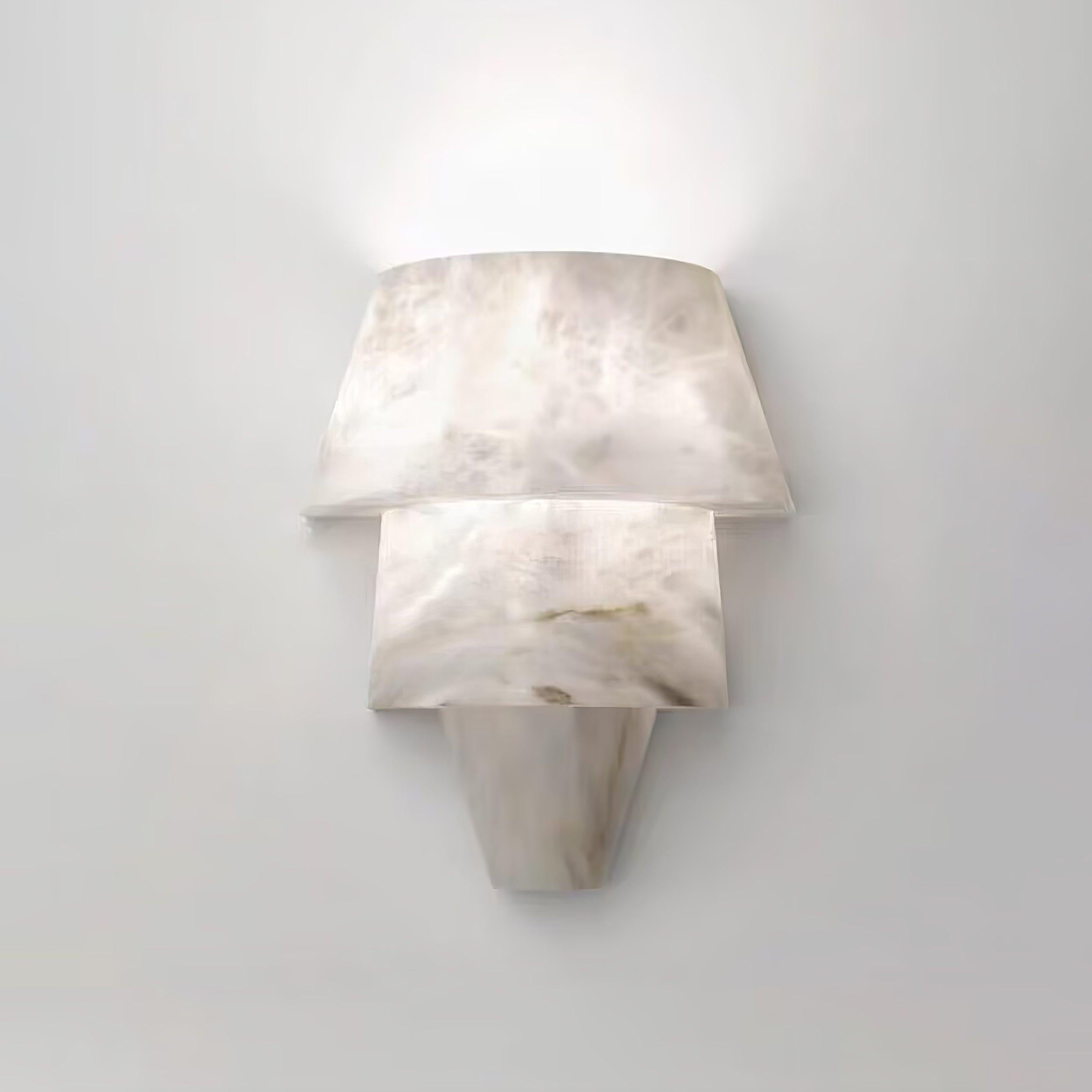 Laboratory Wall Sconce - Alabaster, Alabaster Wall Lamp-1-Luxehomezone