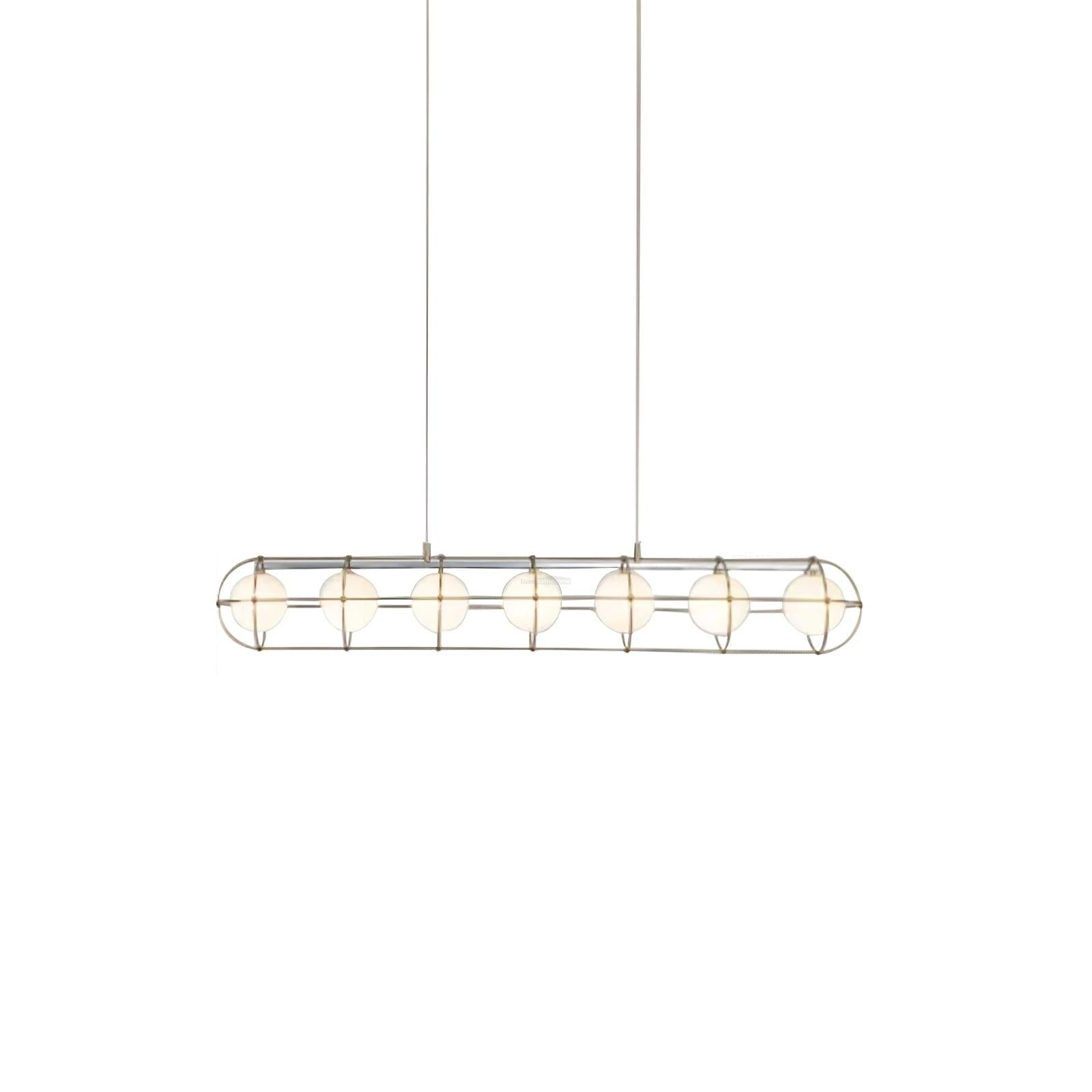 Maytoni Round/Linear Chandelier - Bend-1-Luxehomezone