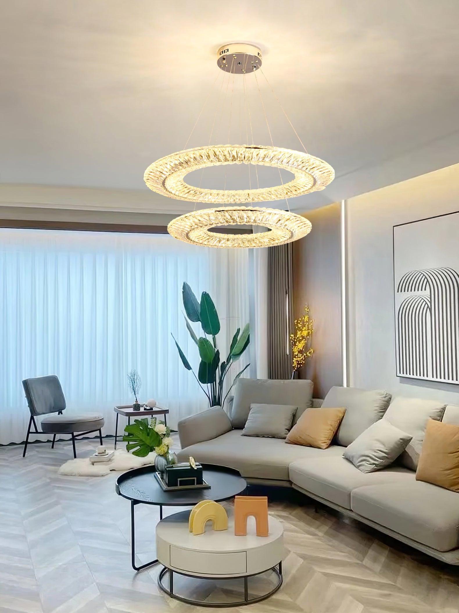 Tanager Geometric Round/Square Chandelier