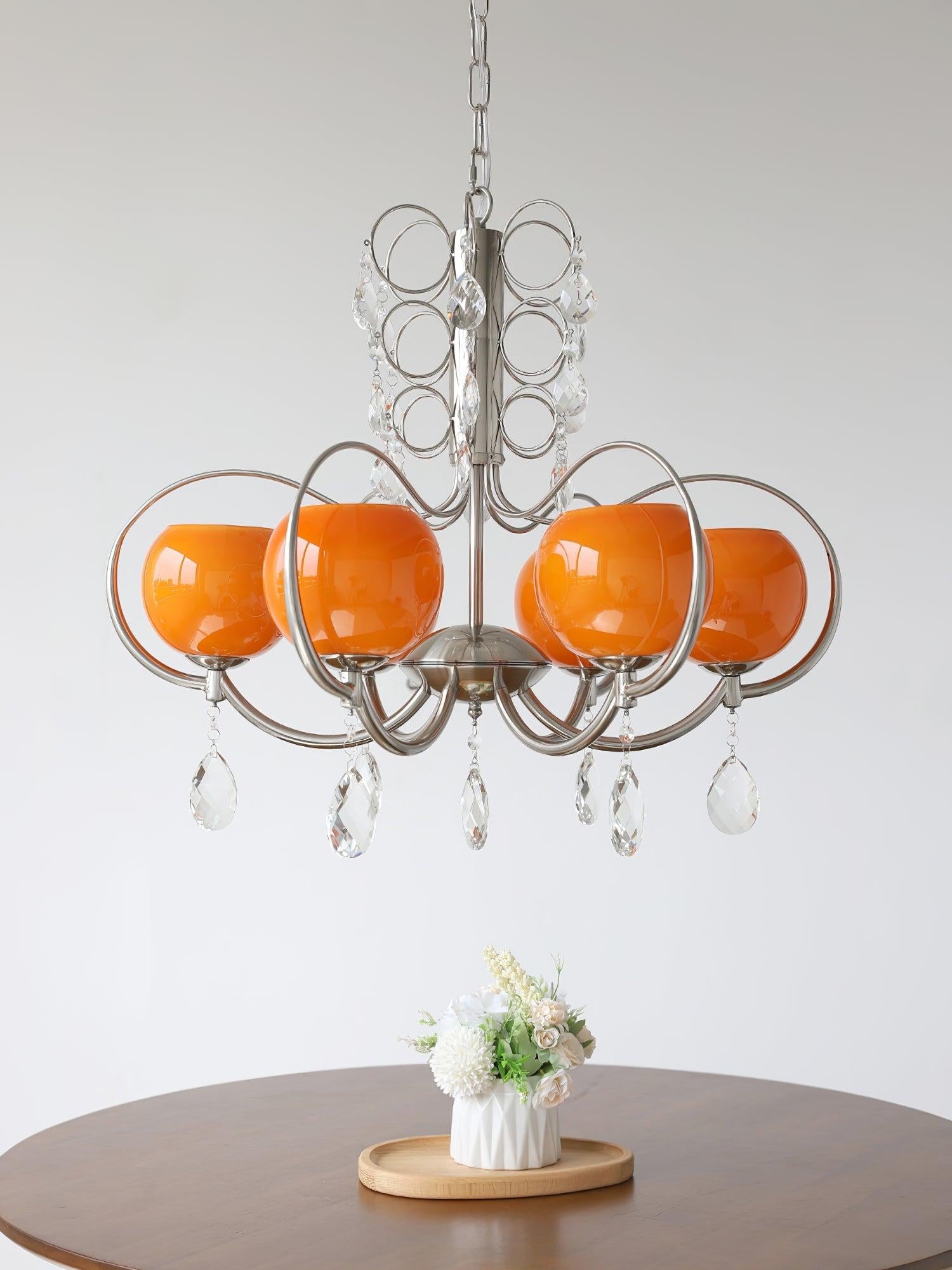 Doria Crystal Chandelier with 6/8/10 heads - Luxehomezone