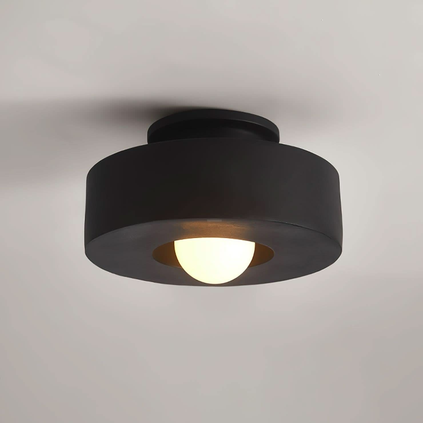 Simon Resin Ceiling Lamp  ∅ 11.8″ - Luxehomezone