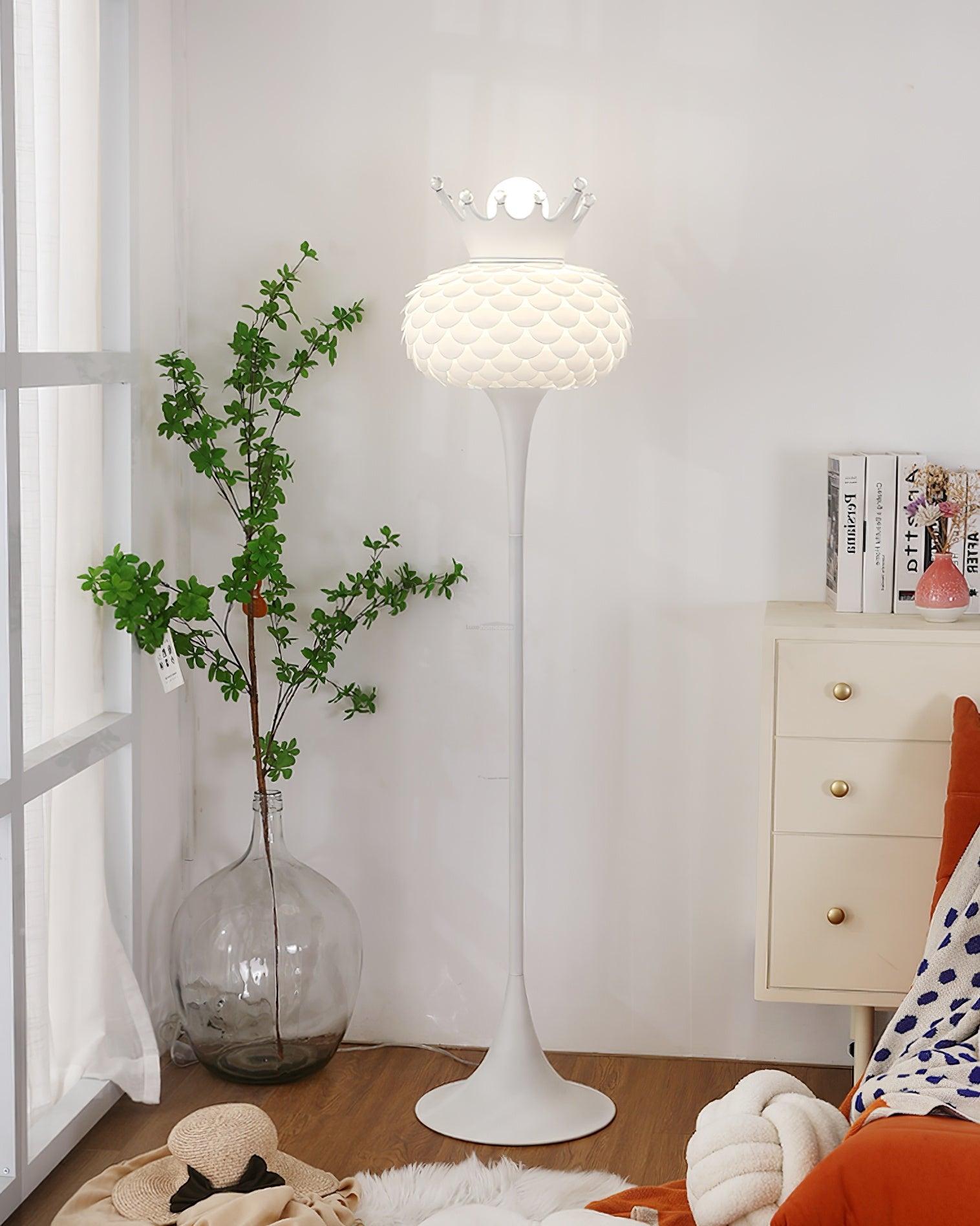 Aluvia Crown Floor Lamp  ∅ 14.9″ - Bubble series-1-Luxehomezone