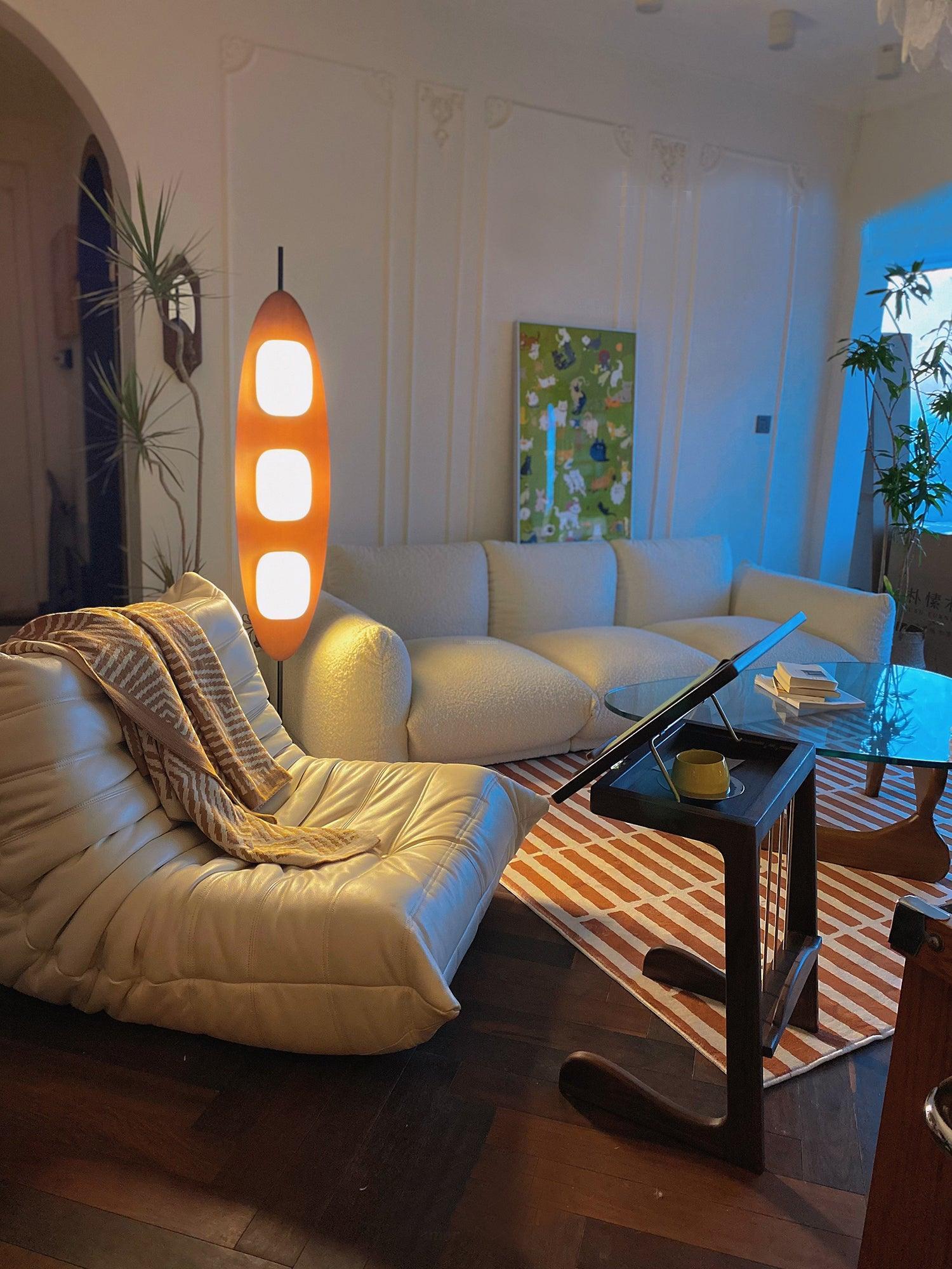 Surfboard Floor Lamp  ∅ 11.8″ - Pillar-1-Luxehomezone