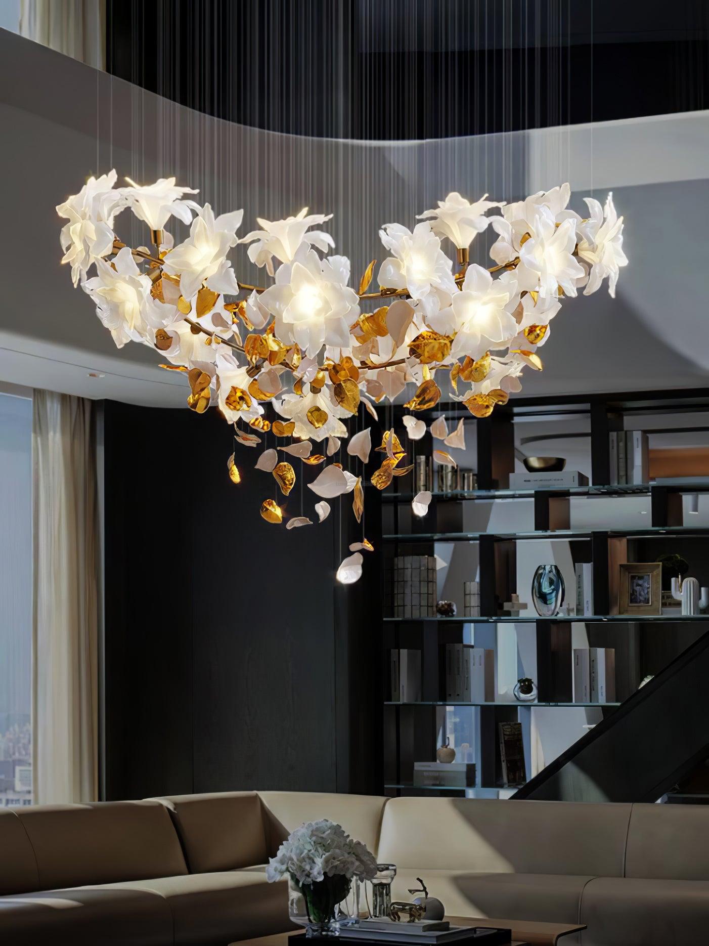 Flying Flowers Fluttering Chandelier with 6 Types - Luxehomezone