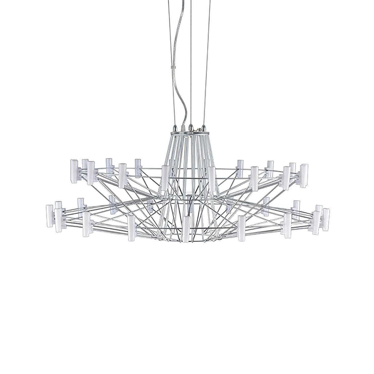 Sky Ballet Candle Chandelier ∅ 33.5″ ~∅ 39.8″ - Candle-1-Luxehomezone