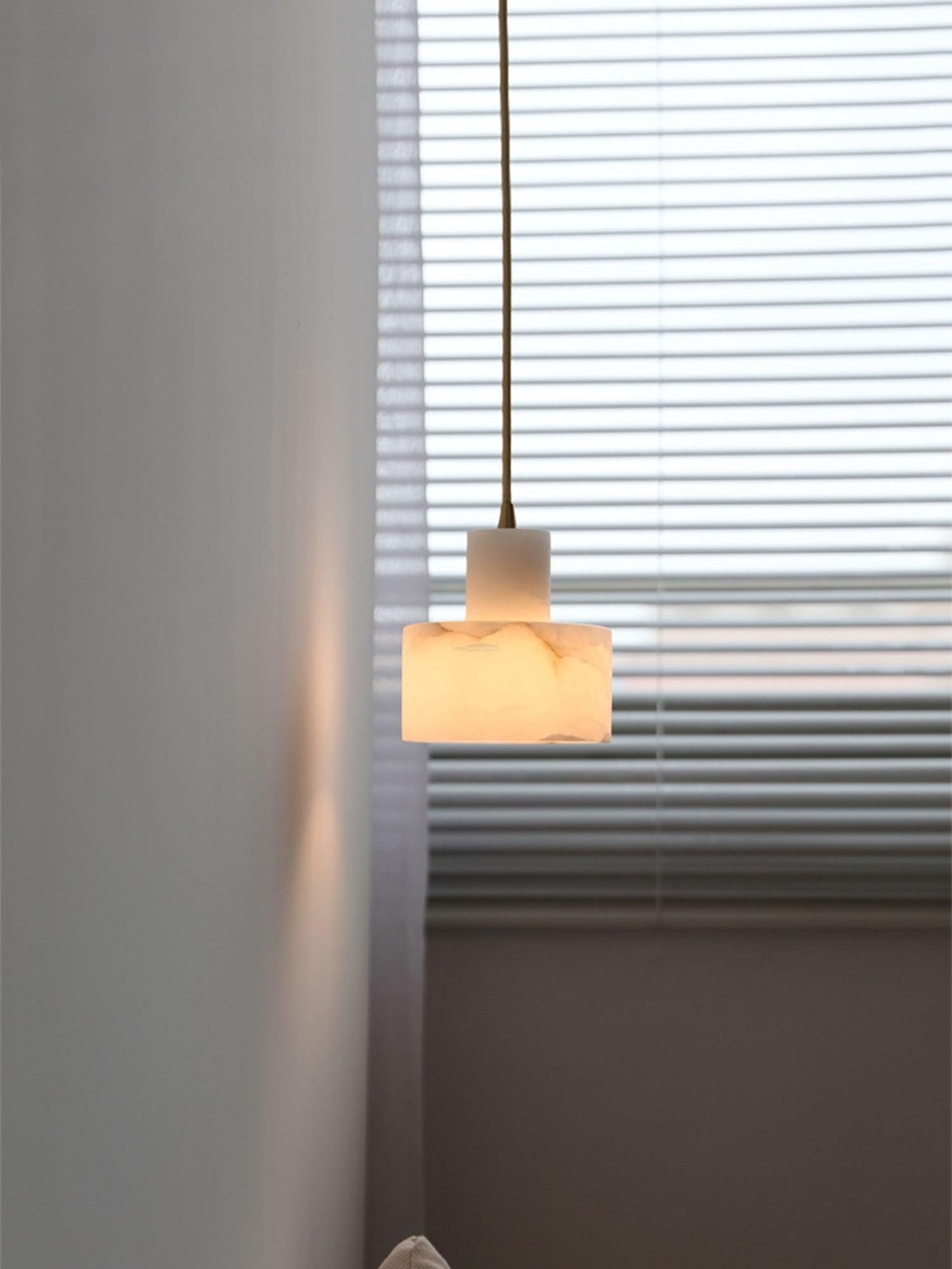 Cyls Pendant Alabaster Light - Luxehomezone