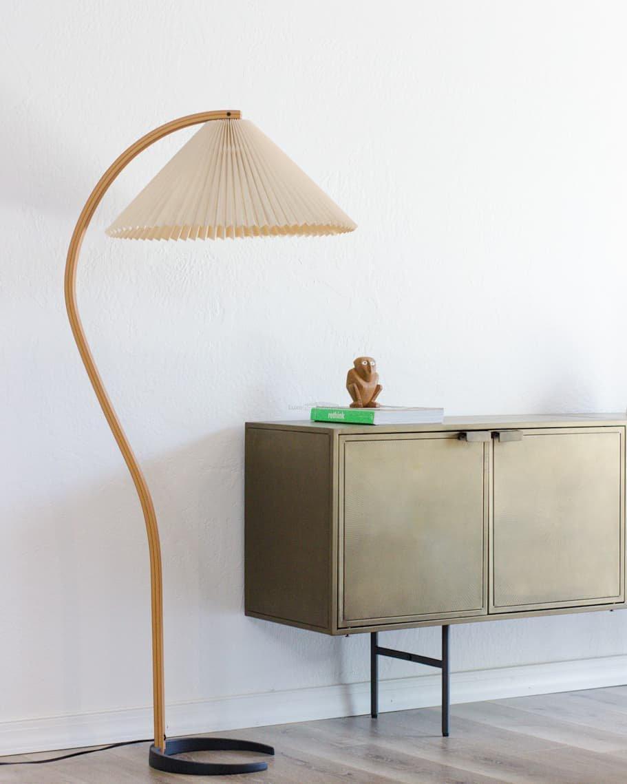 Caprany Floor Lamp - Drapery-1-Luxehomezone