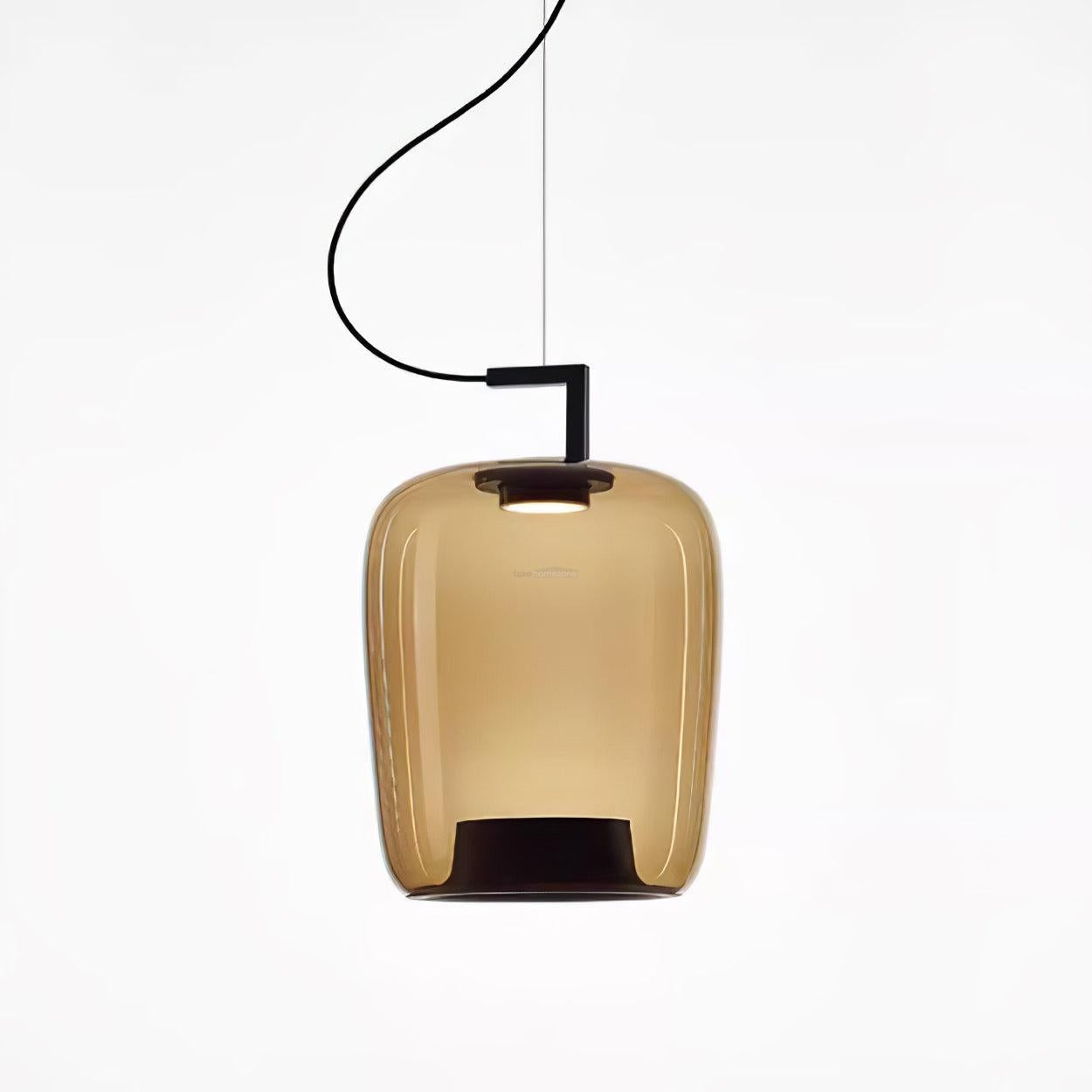 Doppelte Pendant - Art Glass-1-Luxehomezone