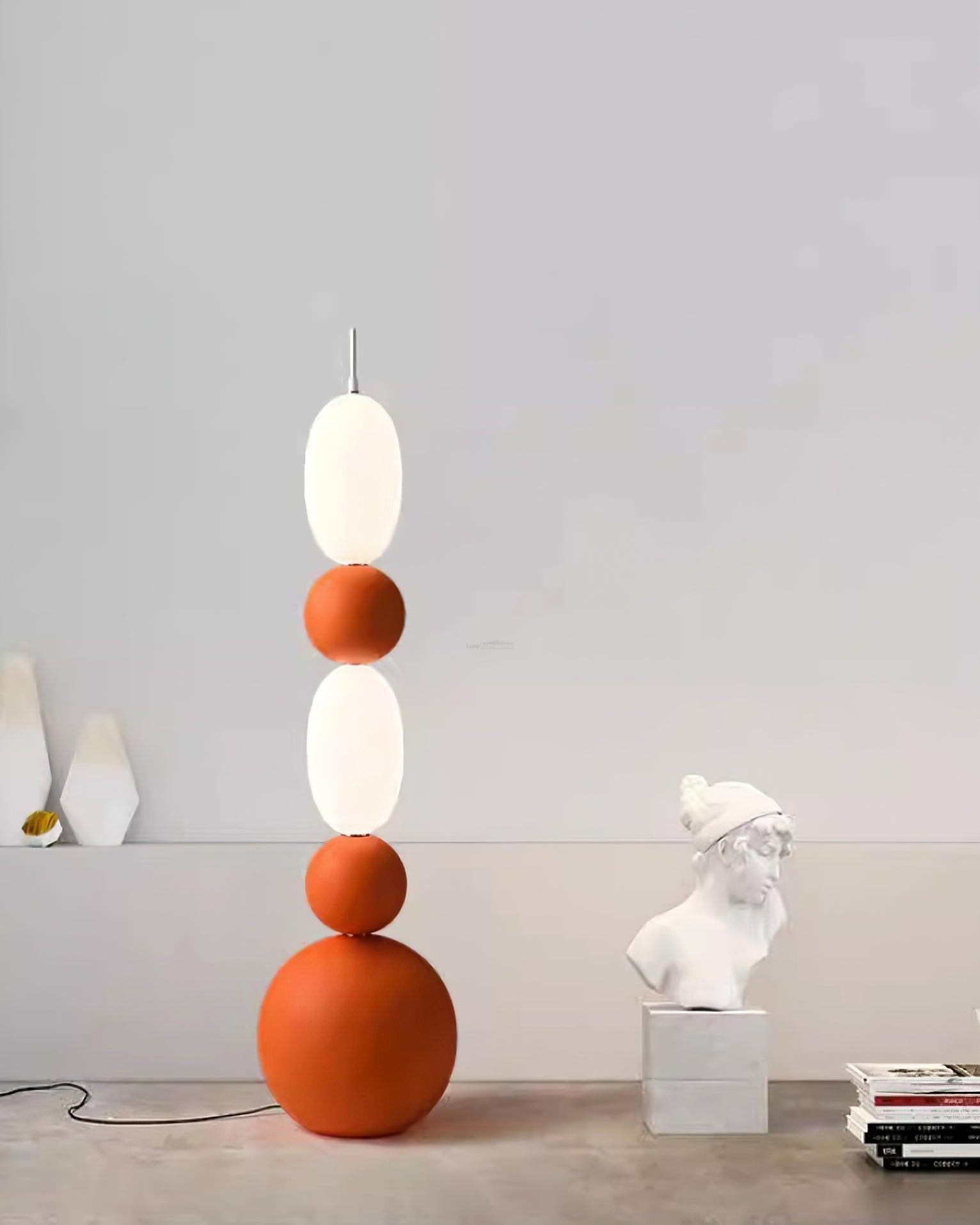 Bola Floor Lamp  ∅ 15.7″ - Lava-1-Luxehomezone