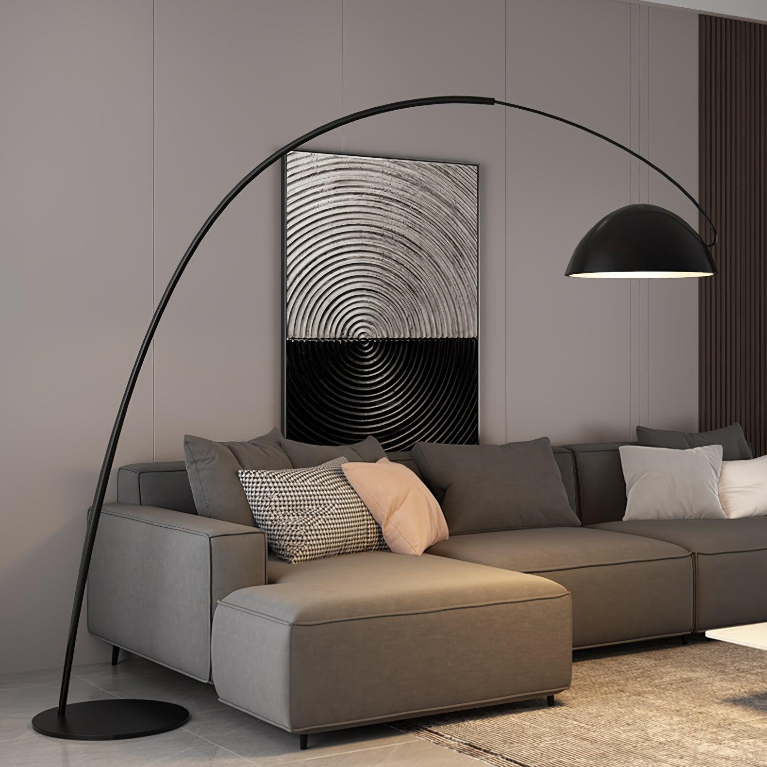 Pluma Floor Lamp ∅ 57.5″ - Bent-1-Luxehomezone