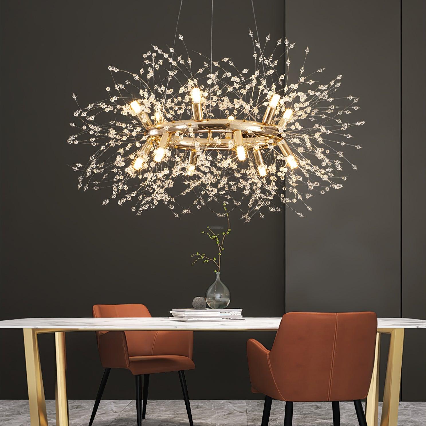 Dandelion Chandelier Bloom - Urchin-1-Luxehomezone