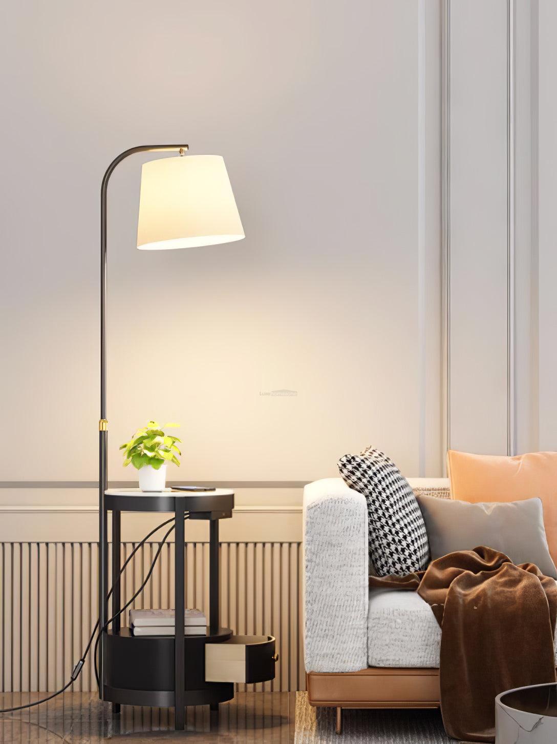 Lilah Floor Lamp ∅ 13.8″ - Luxehomezone