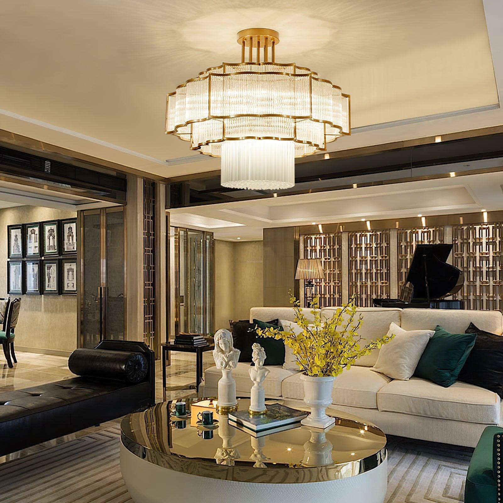 Pharo Ii Chandelier  ∅ 23.6″~39.4'' - Crystals-1-Luxehomezone