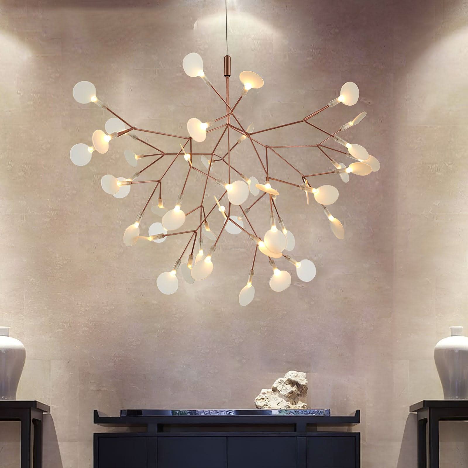 Rose Gold Firefly Chandelier - Luxehomezone