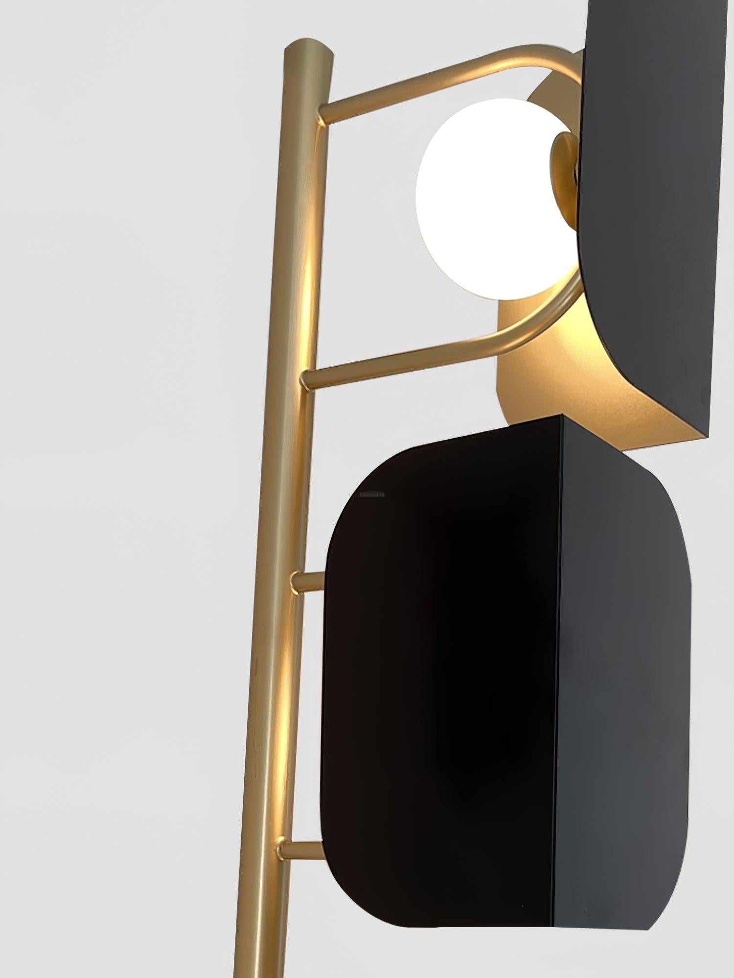 Leagan Floor Lamp  ∅ 11.8″ - Pillar-1-Luxehomezone