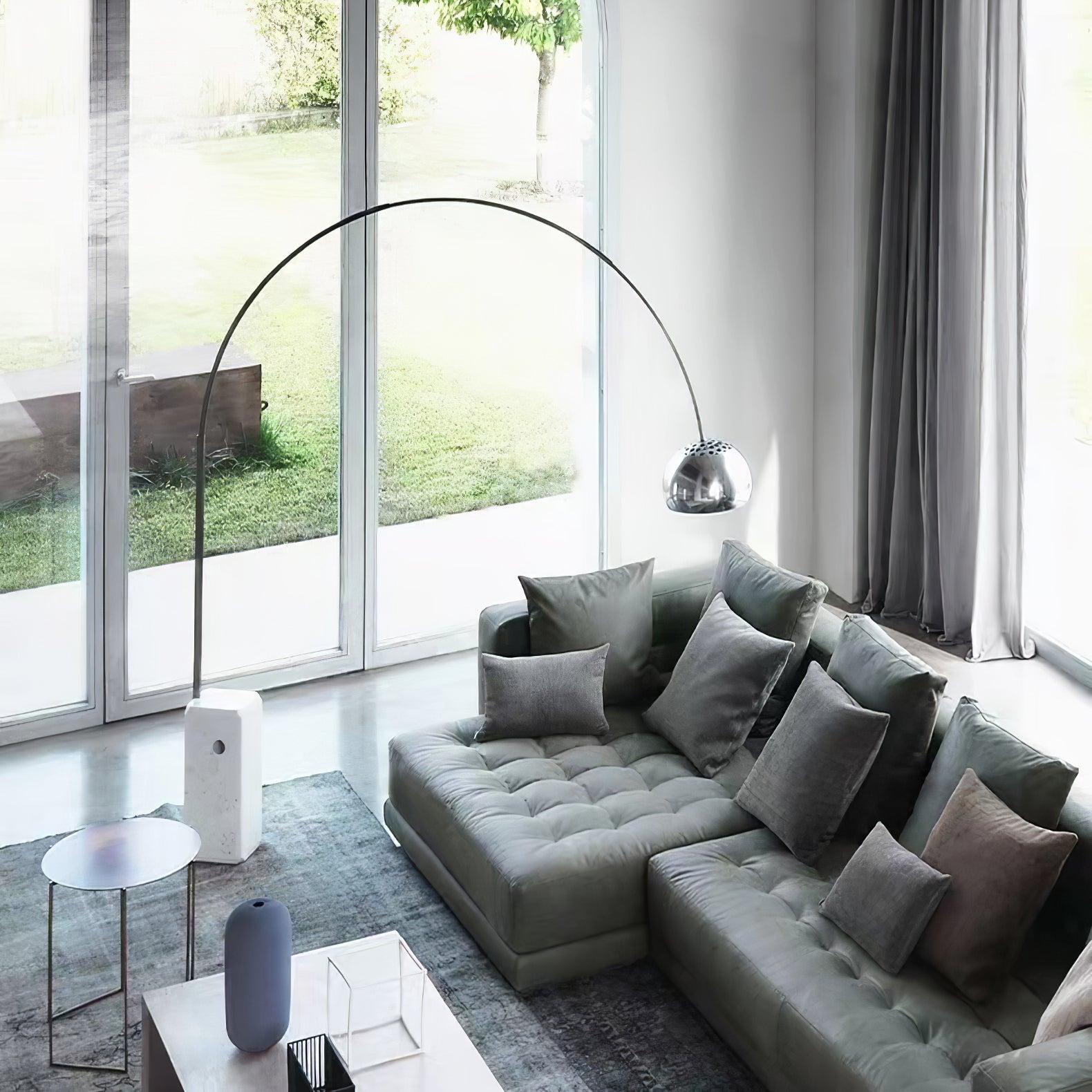 Arco Floor Light - Alabaster-1-Luxehomezone