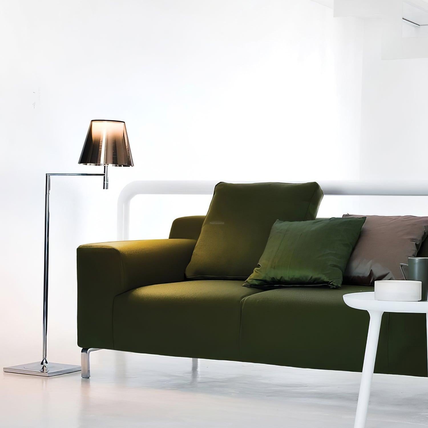 Chrome Prism Bending Floor Lamps - Bent-1-Luxehomezone