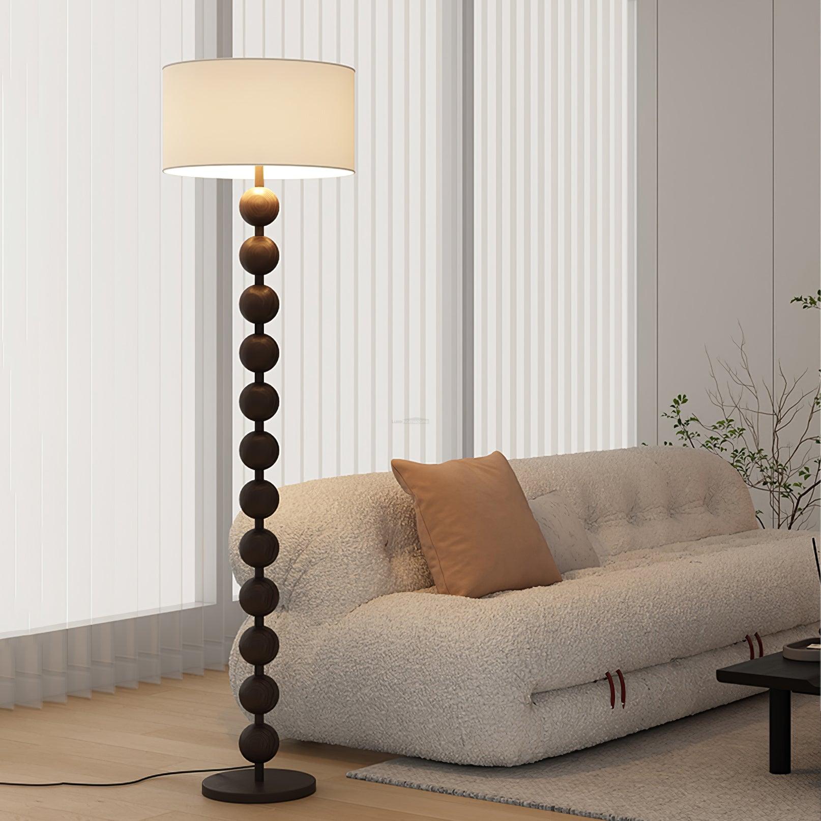 Hugo Barbell Floor Lamp  ∅ 15.7″ - Luxehomezone