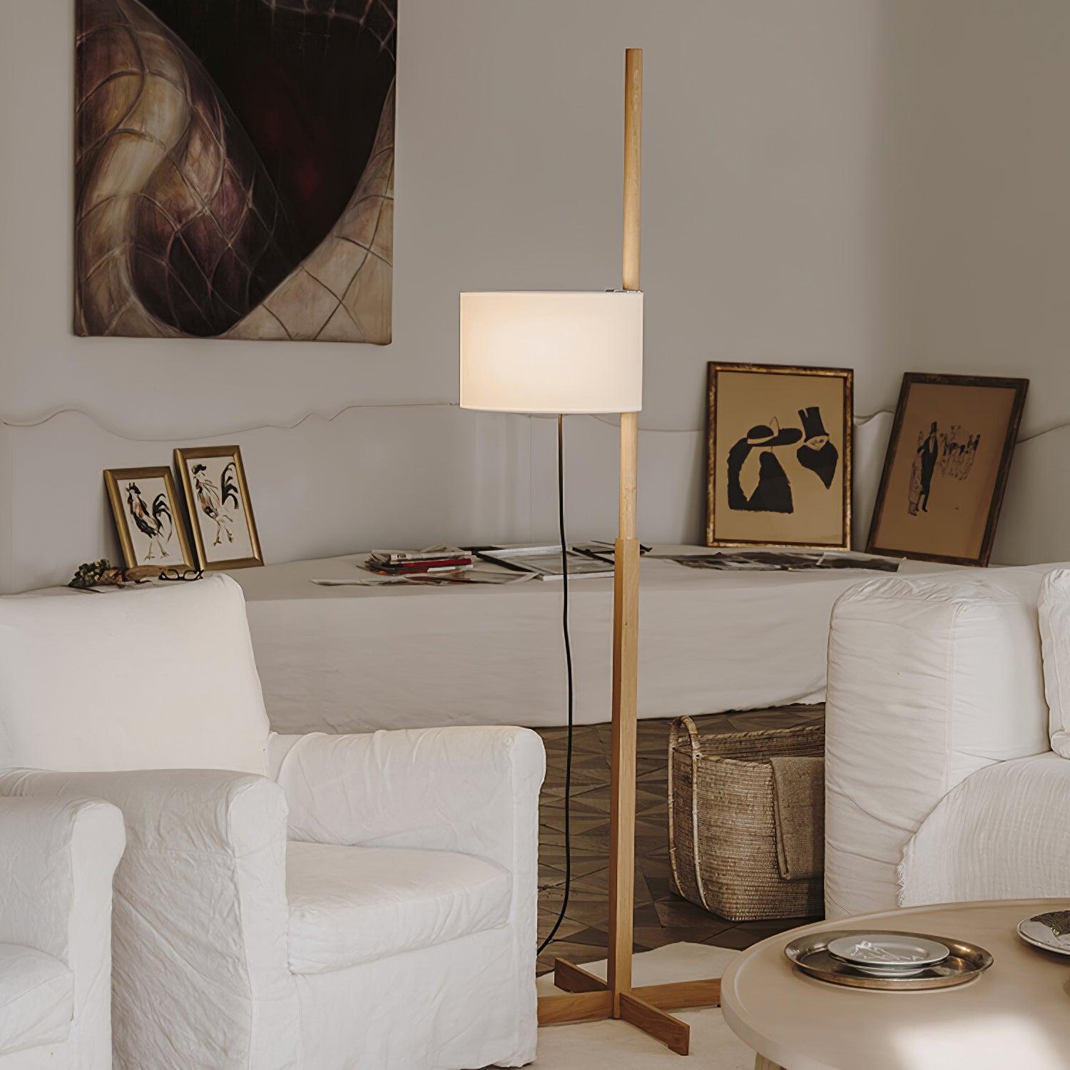 Svelte Silhouette Floor Light - Wood-1-Luxehomezone