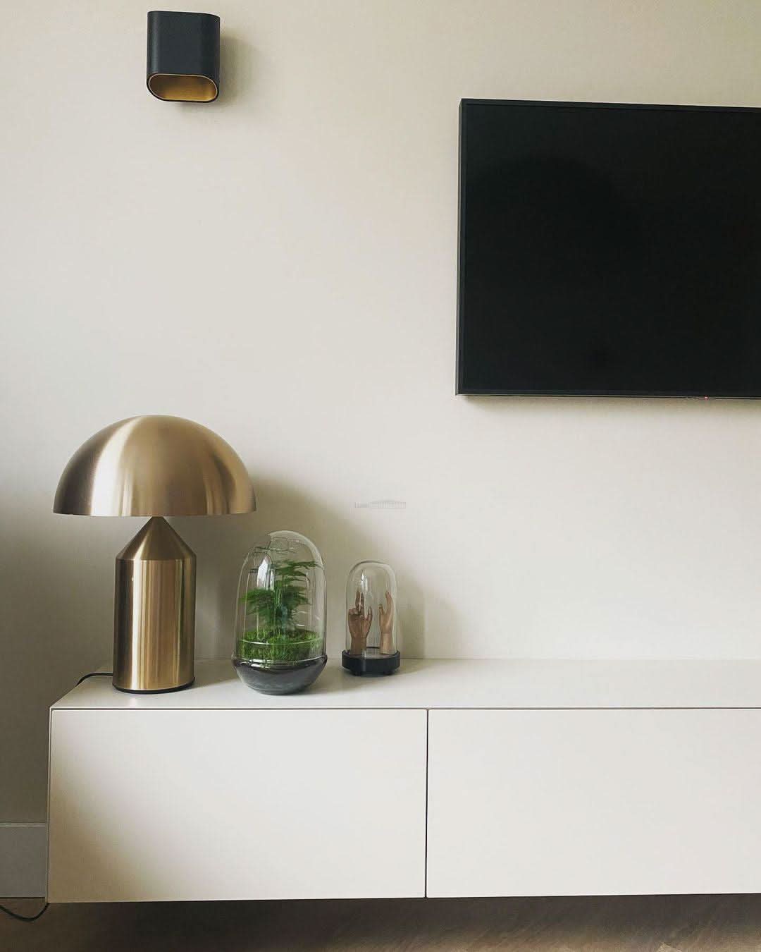 Atollo Metal Table Lamp ∅ 9.8″ - Luxehomezone