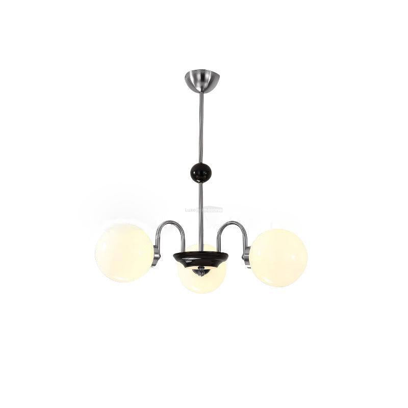 Yisu Glass Globe Chandelier with 3/4/5/6/8 heads - Bend, Marshmallow Chandelier, Optimized-1-Luxehomezone