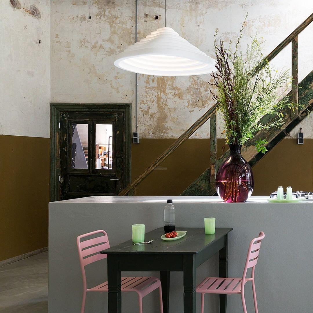 Rice Field Acoustic Acrylic Pendant - Luxehomezone