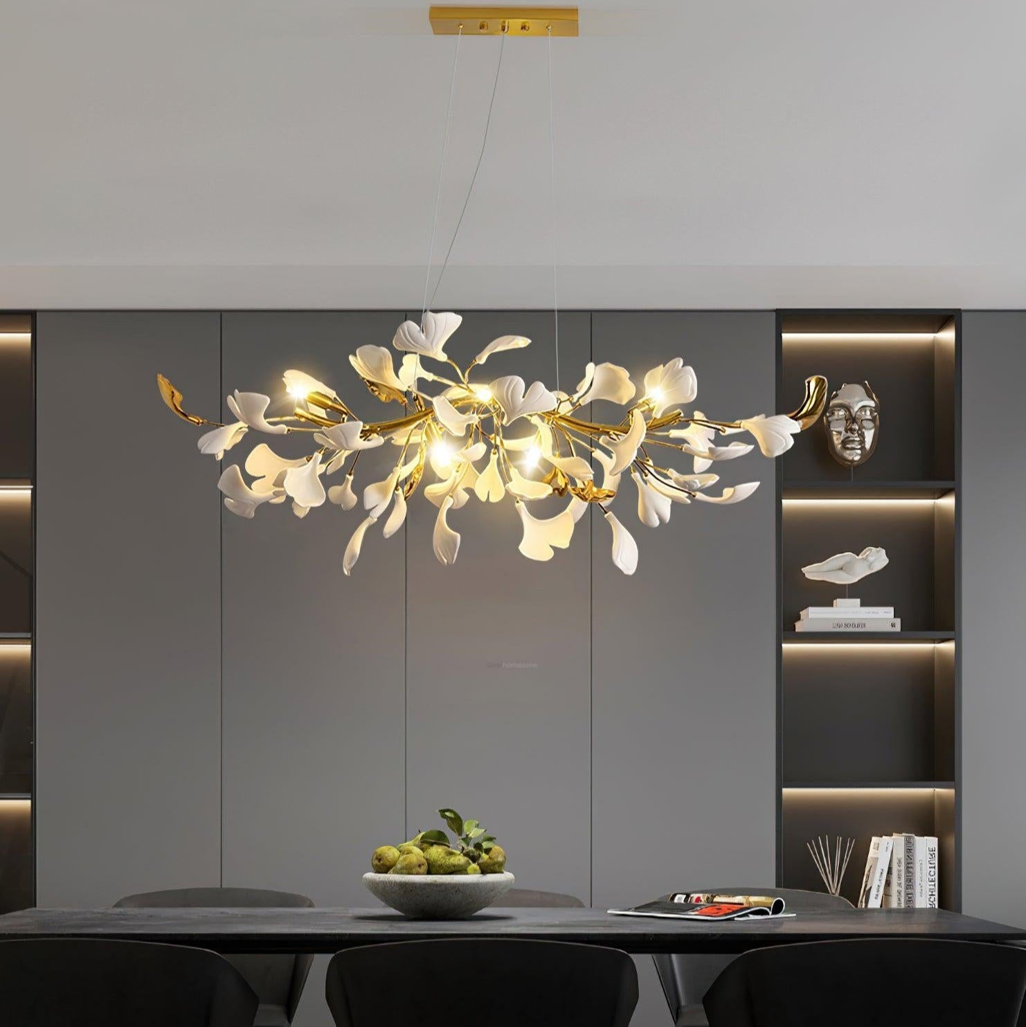 Gingko Chandelier Style D - Gingko, Gingko Chandelier-1-Luxehomezone