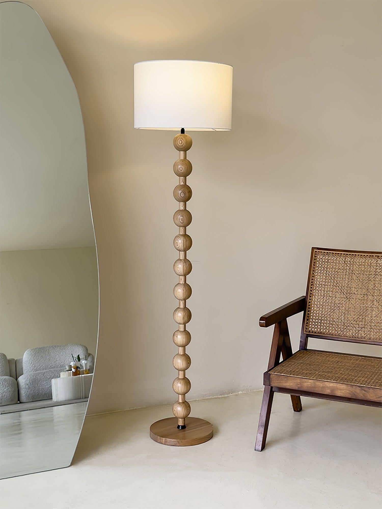 Hugo Barbell Floor Lamp  ∅ 15.7″ - Luxehomezone