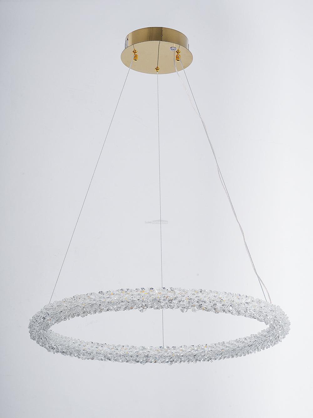 Crystal Ring Chandeliers - Crystals-1-Luxehomezone