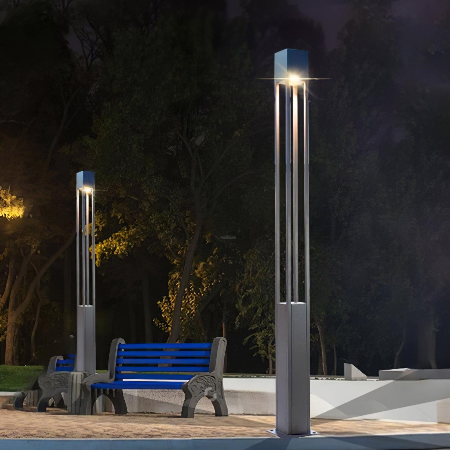 Pole Outdoor Floor Lamp - Pillar-1-Luxehomezone