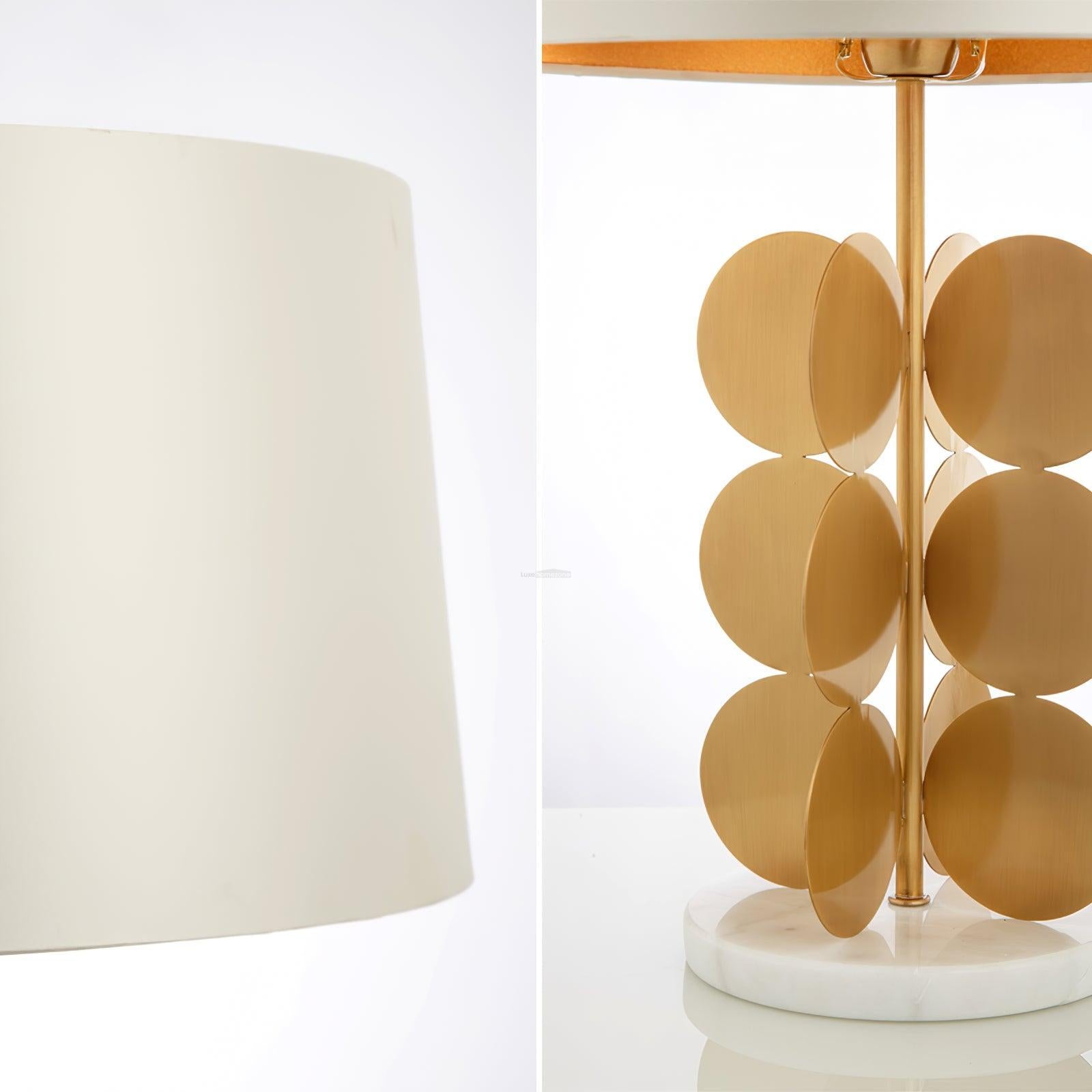 Mark Mcdowell Table Lamp ∅ 15″ - Fabric-1-Luxehomezone