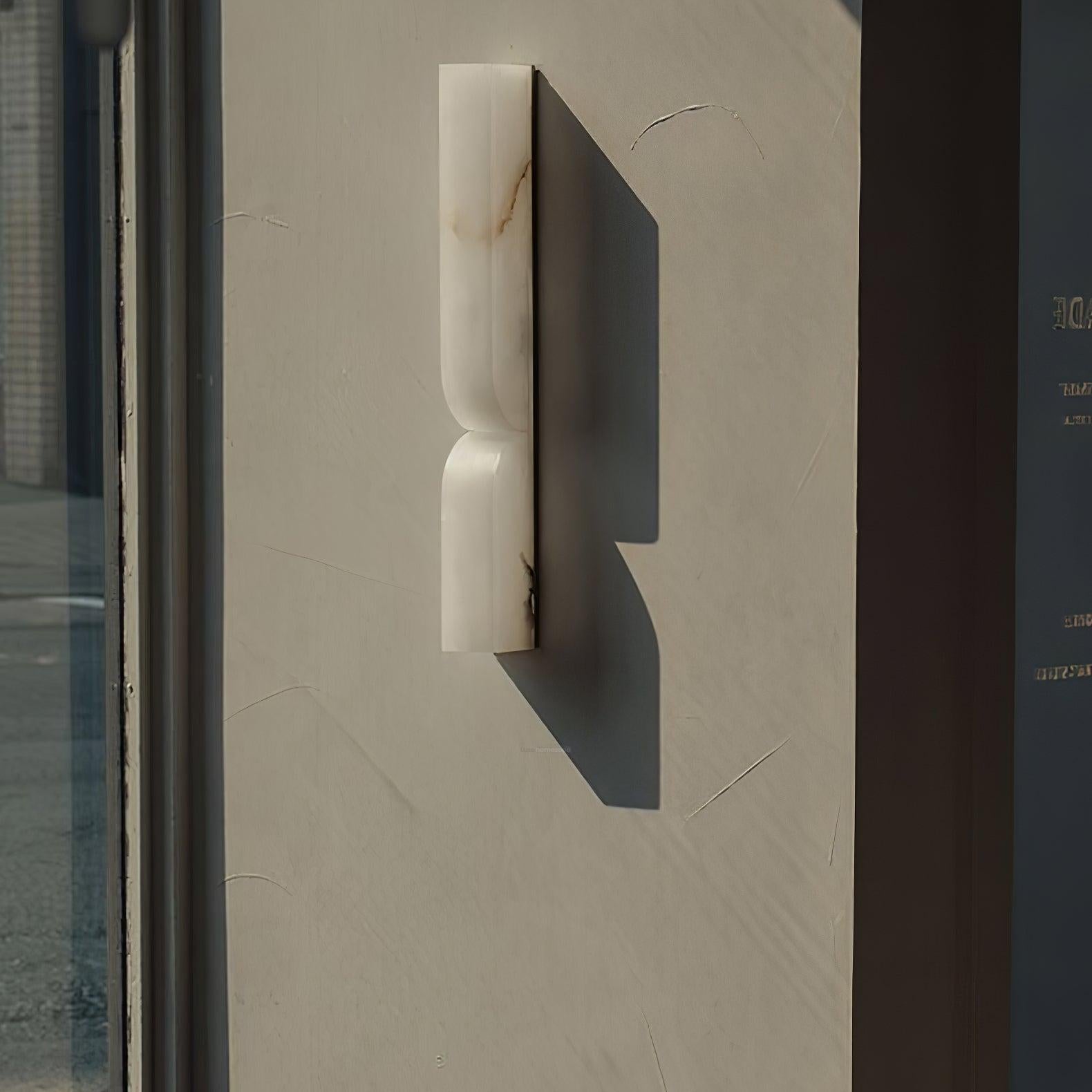 Alabaster Essence Wall Sconce L - Alabaster, Alabaster Wall Lamp-1-Luxehomezone