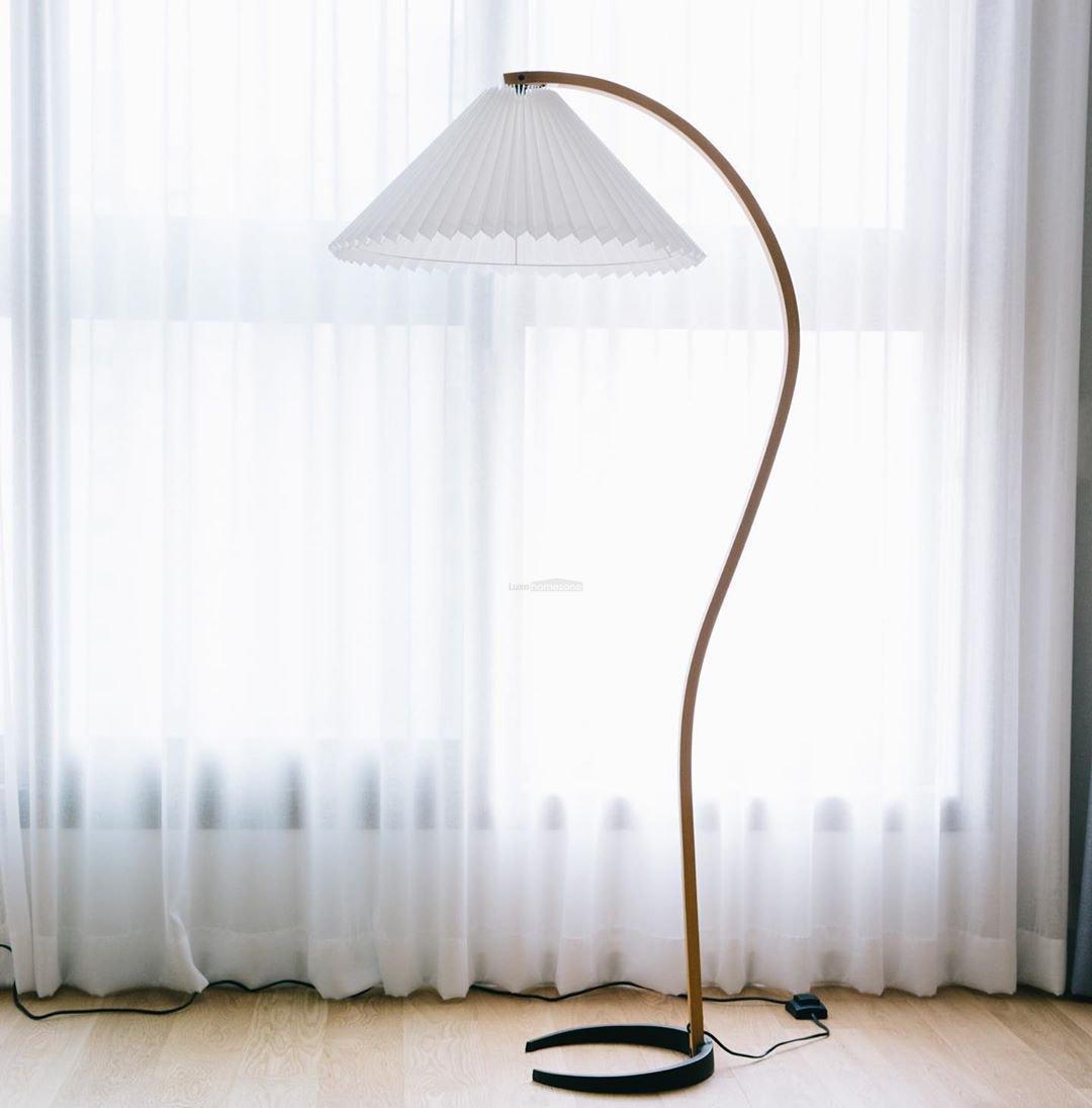 Caprany Floor Lamp - Drapery-1-Luxehomezone