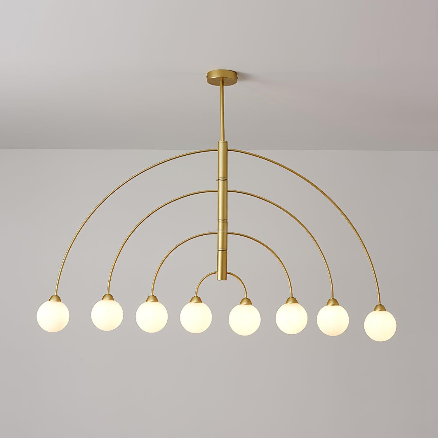 Prescott Chandelier with 4/6/8 heads - Bend, Marshmallow Chandelier-1-Luxehomezone