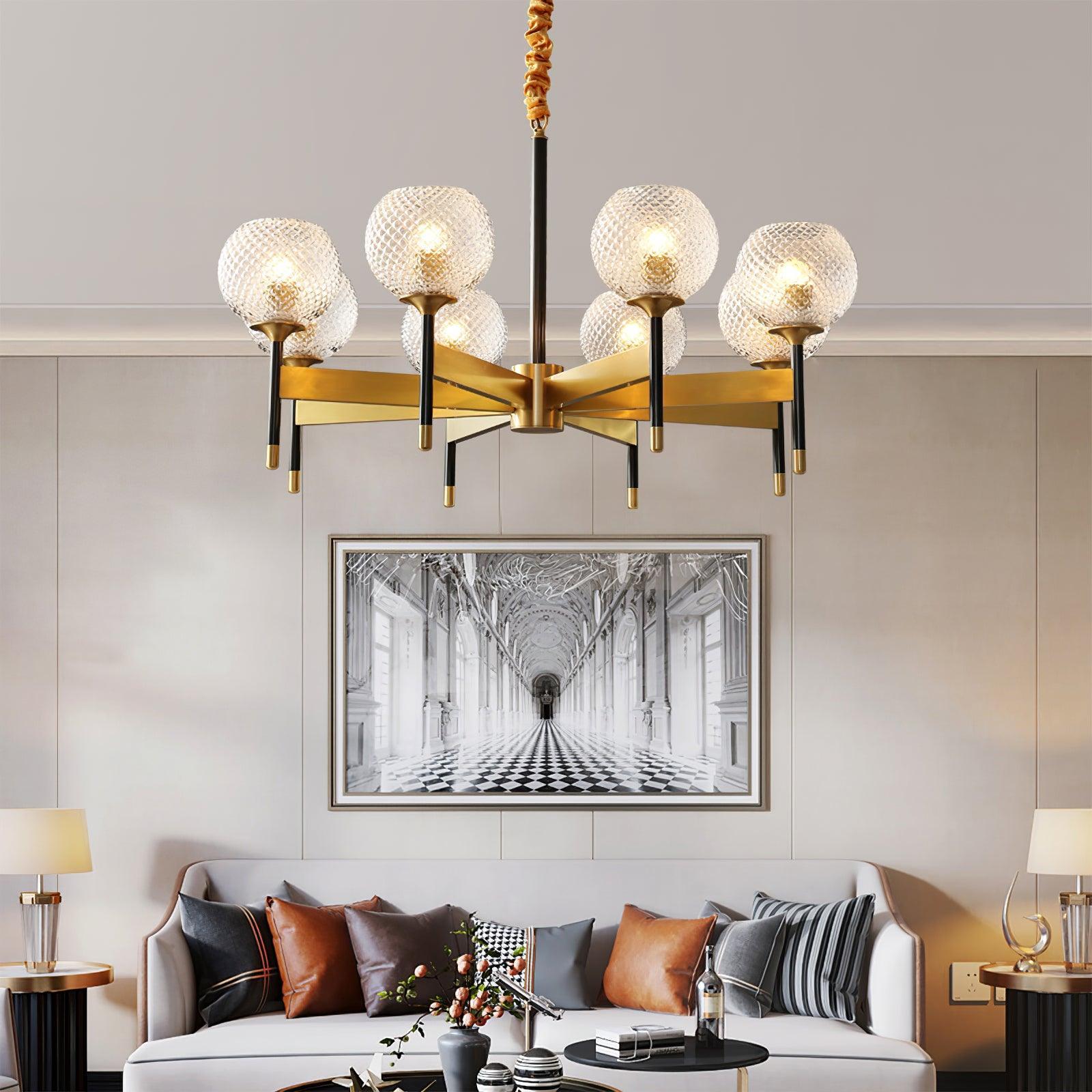 Breton Chandelier ∅ 27.2″ - Lucency-1-Luxehomezone
