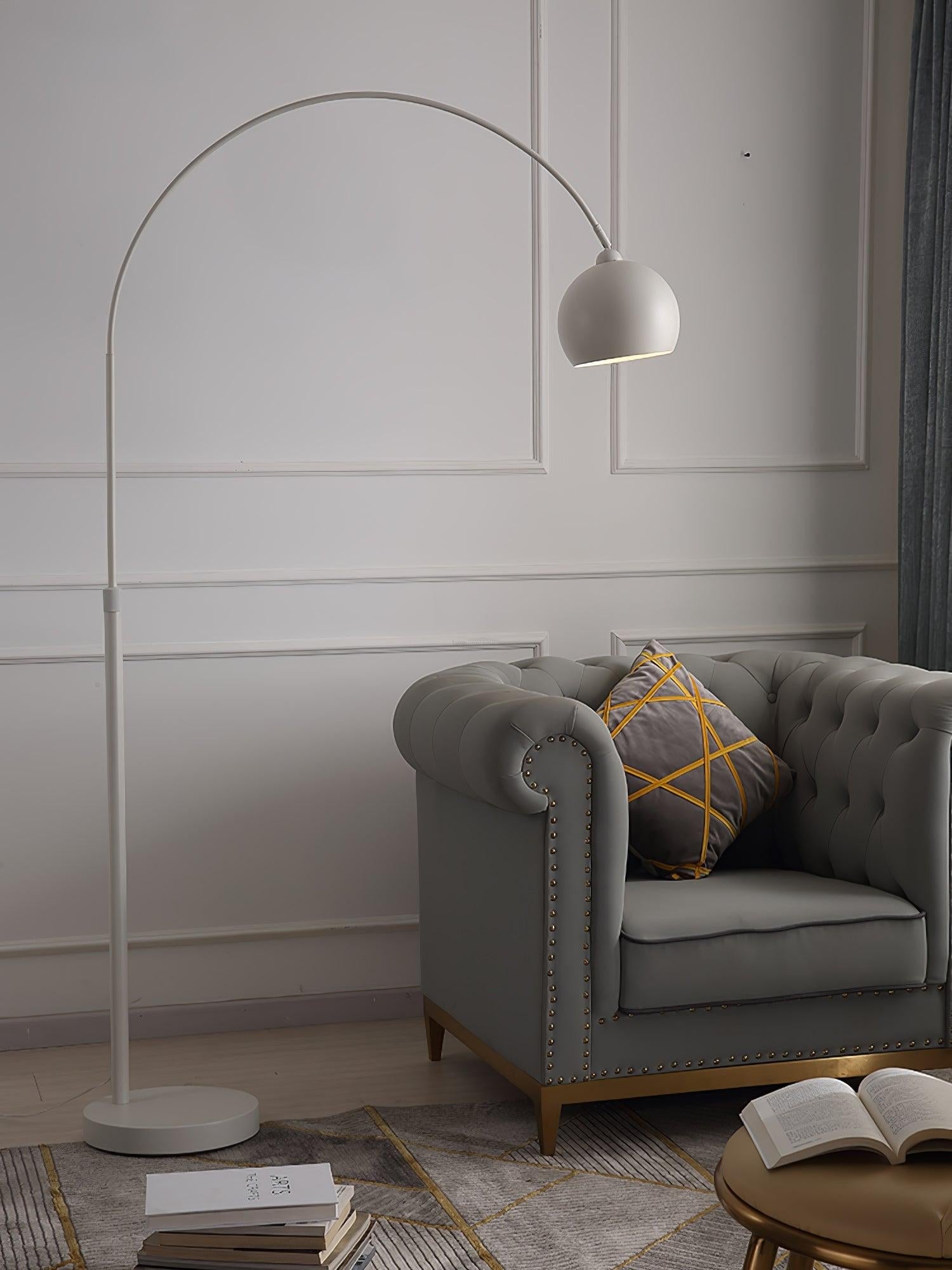 Angle Floor Lamp ∅ 43.3″ - Bent-1-Luxehomezone