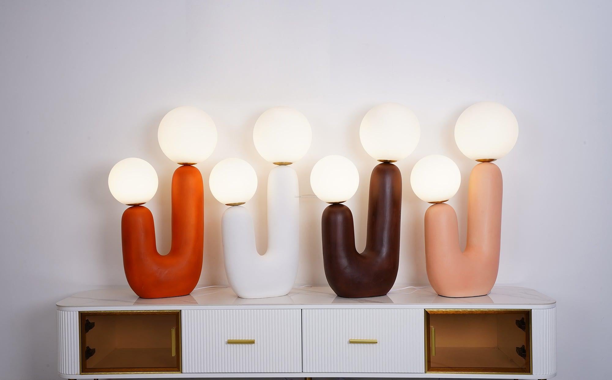 Oo Ceramics Table Lamp ∅ 22.4″ - Candy-1-Luxehomezone