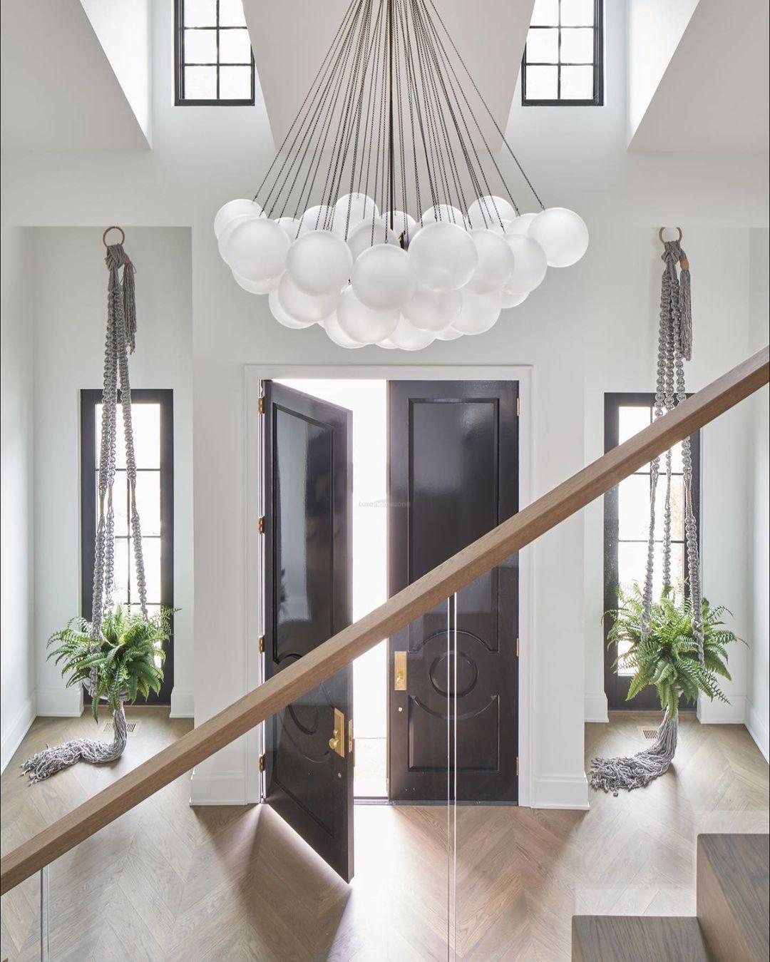 Glass Bubble Chandelier - Bend, chandeliers-1-Luxehomezone
