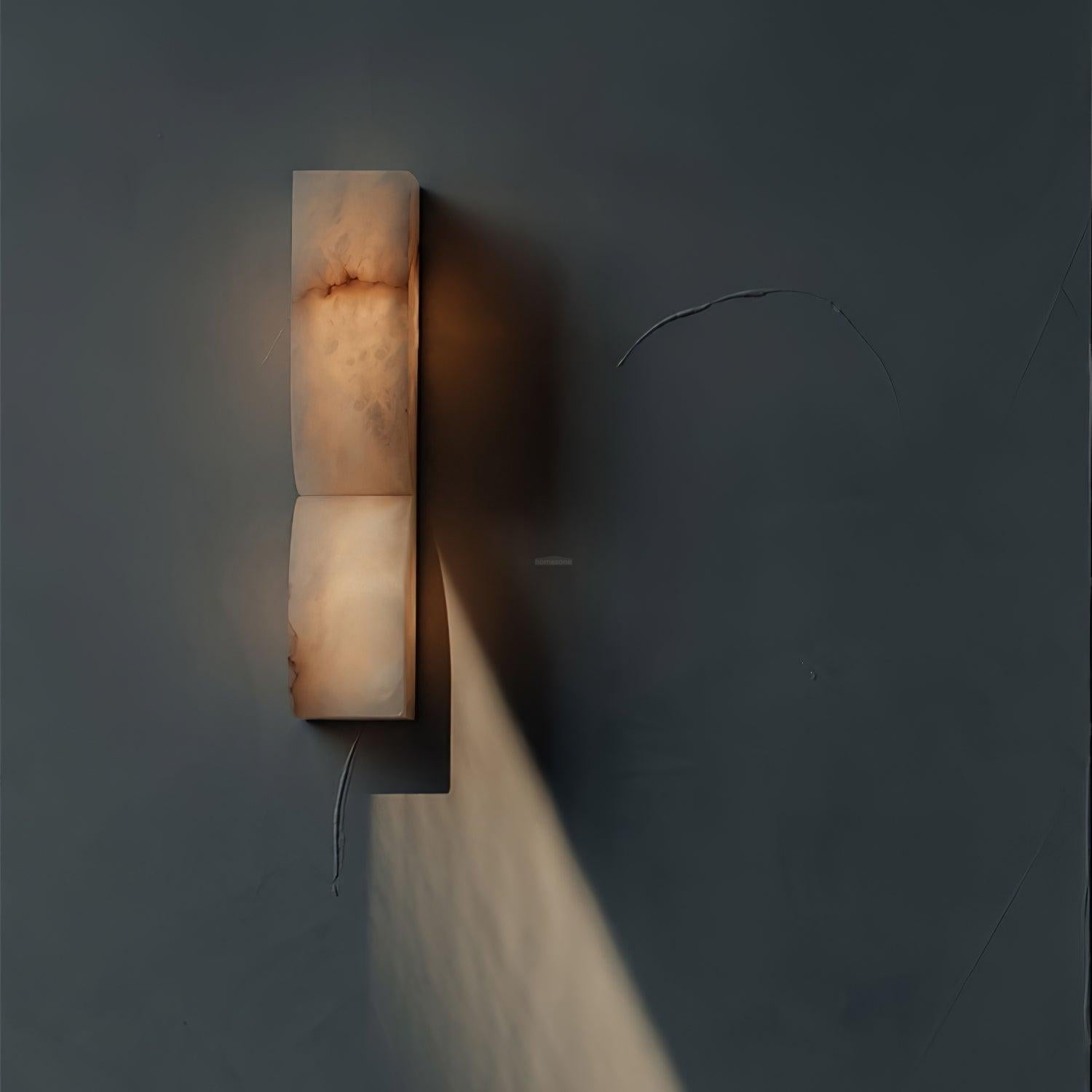 Alabaster Essence Wall Sconce L - Alabaster, Alabaster Wall Lamp-1-Luxehomezone