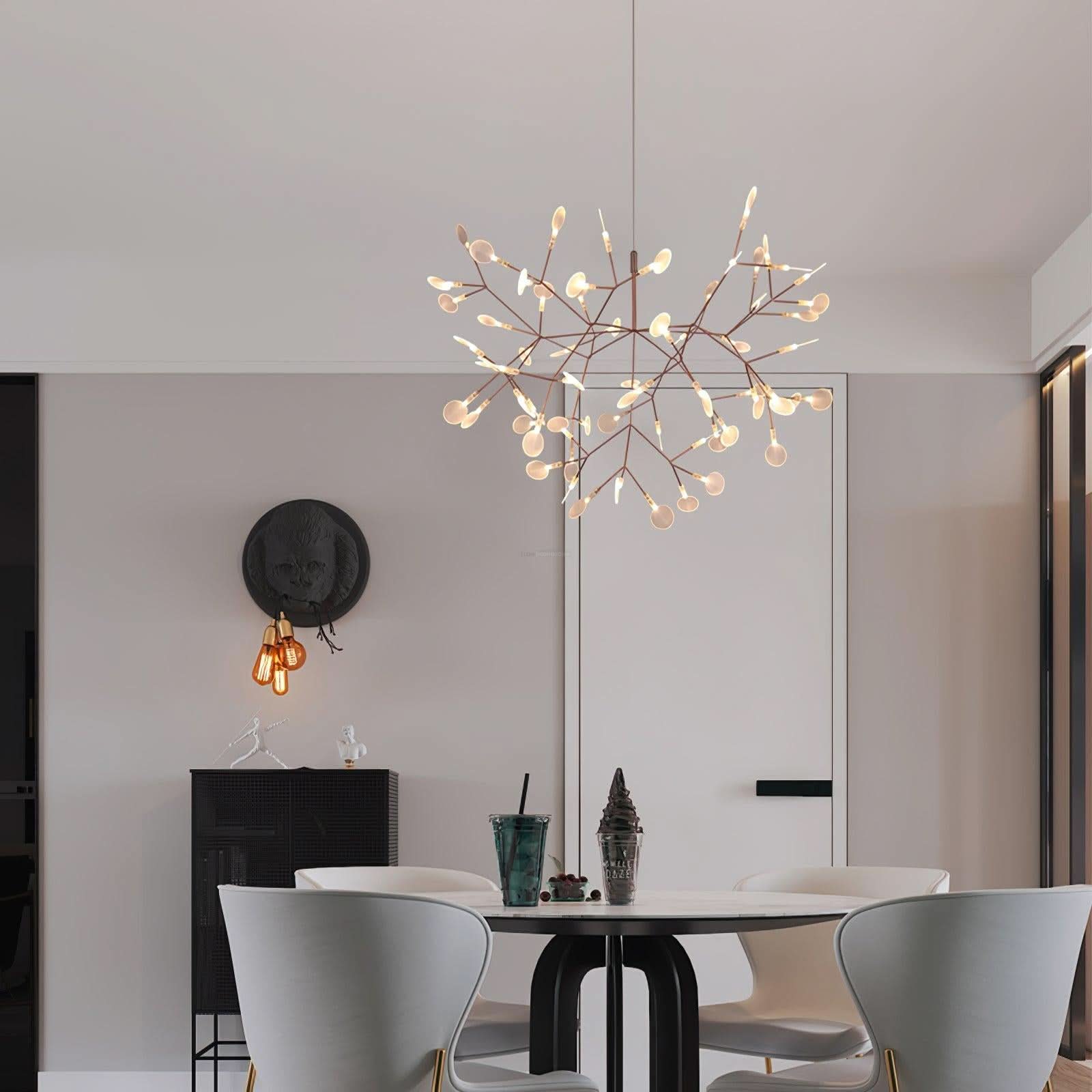 Rose Gold Firefly Chandelier - Luxehomezone