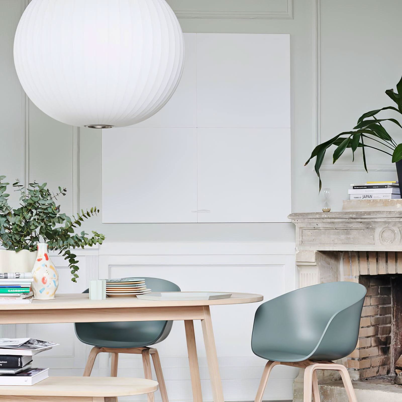 Bubble Pendant Light with Artificial Silk Lampshade - Luxehomezone