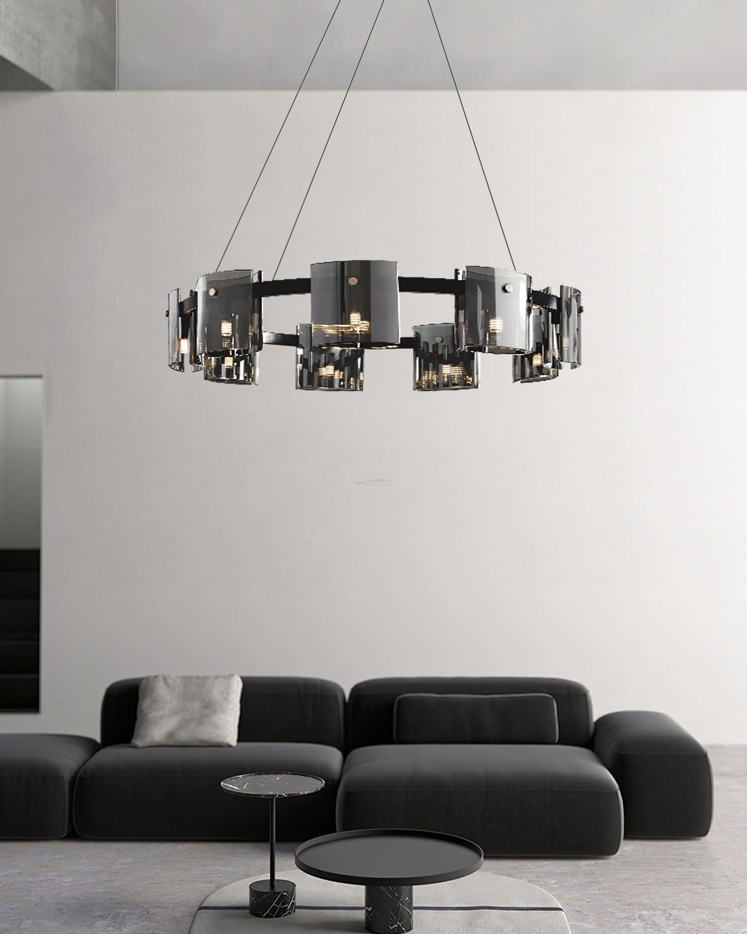 Corlota Chandelier  ∅ 23.6″~39.3'' - Cylinder-1-Luxehomezone