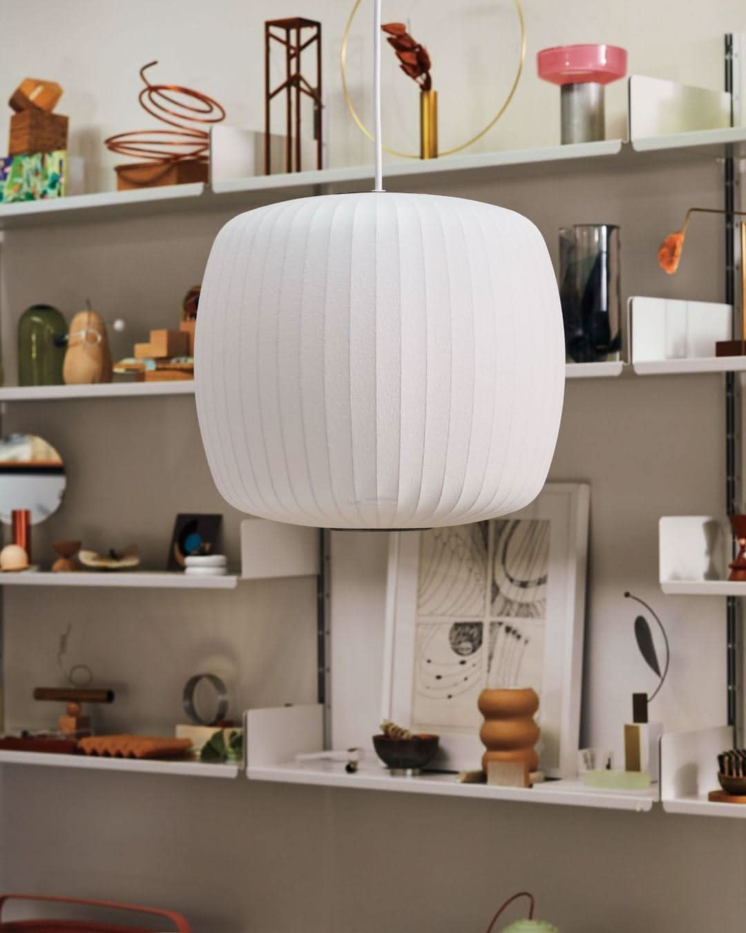 Bubble Pendant Light with Artificial Silk Lampshade - Luxehomezone