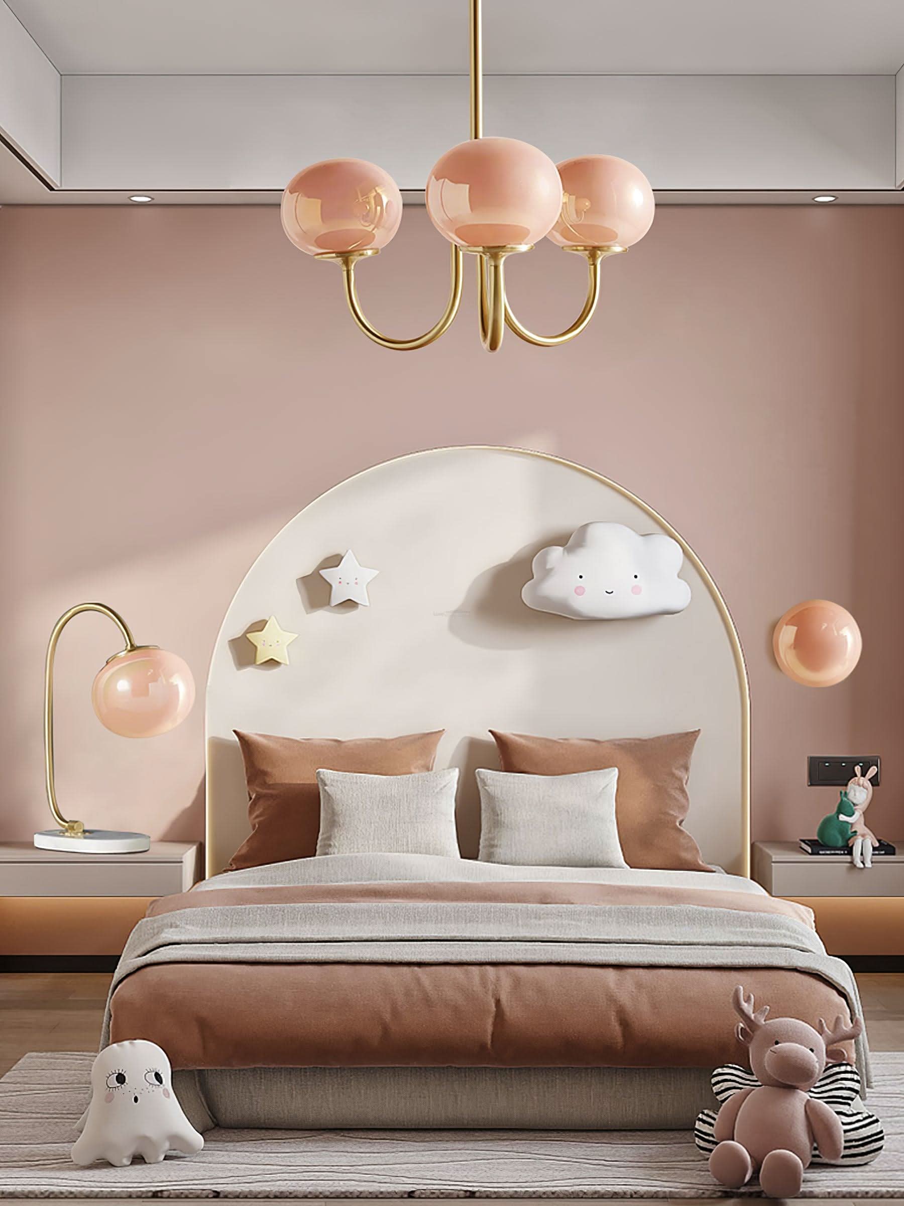 Marshmallow Chandelier 18''  26'' - Luxehomezone