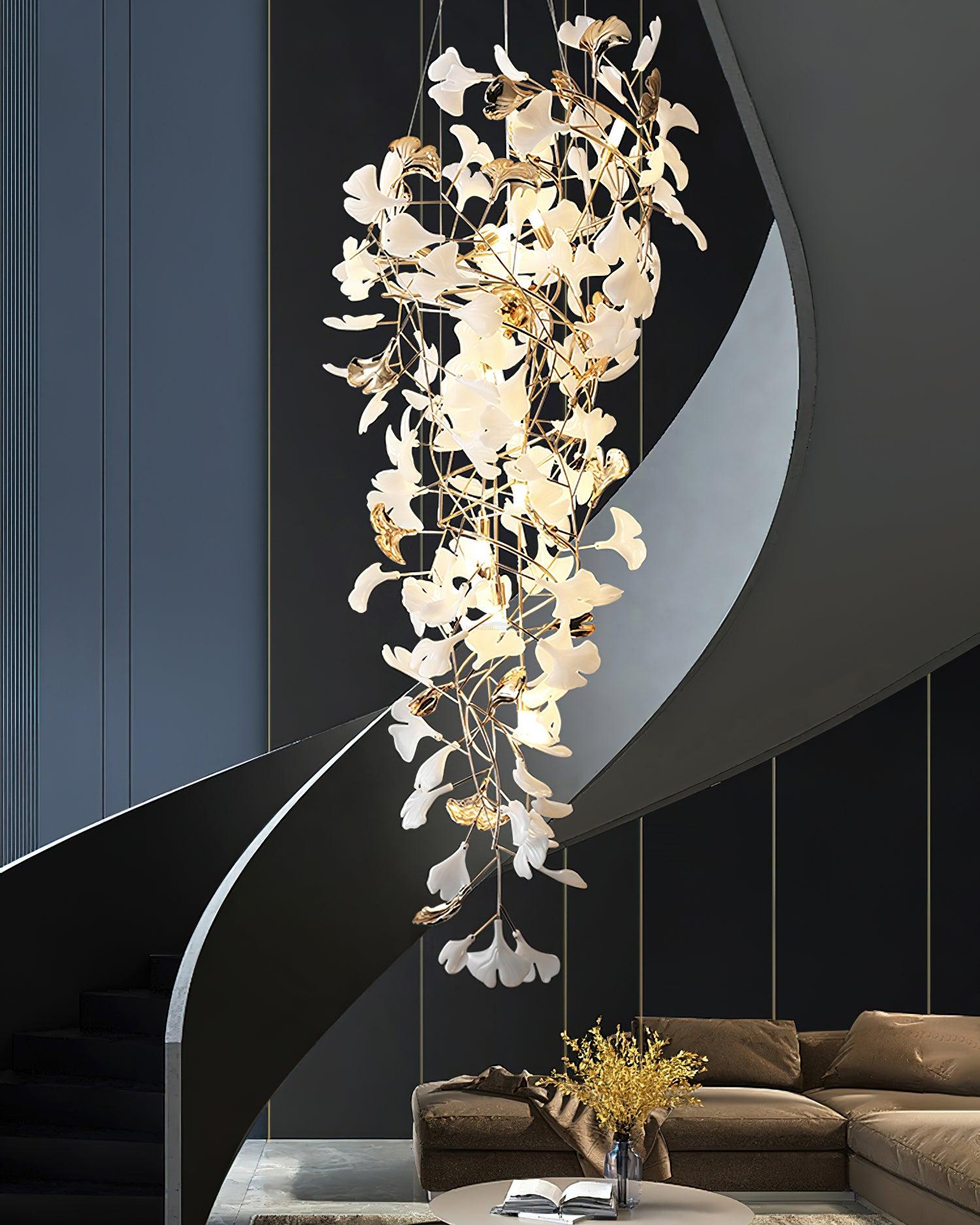 Gingko chandelier with Long Branch - Gingko, Gingko Chandelier-1-Luxehomezone