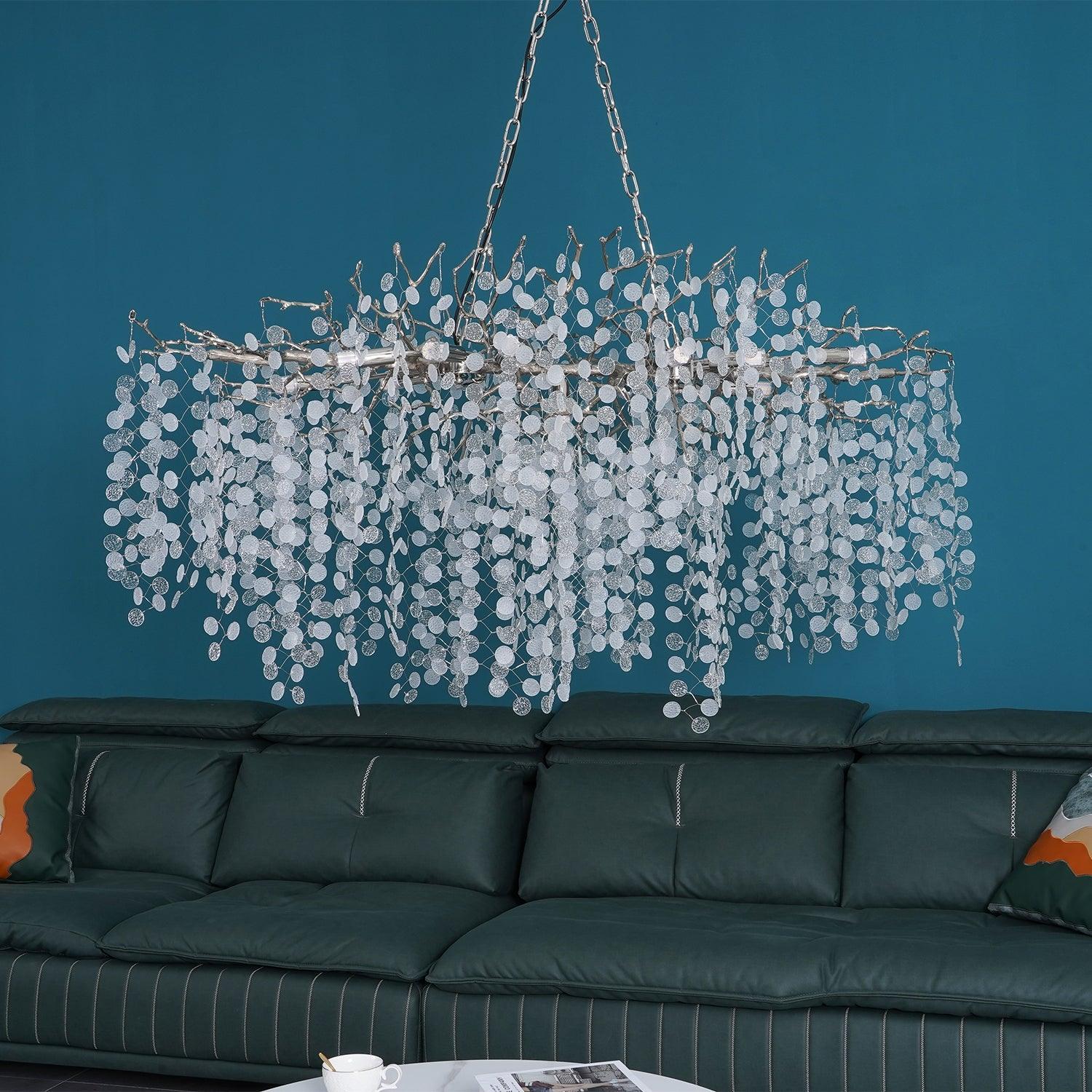Shiro Noda Crystal Type Chandelier - Branch-1-Luxehomezone