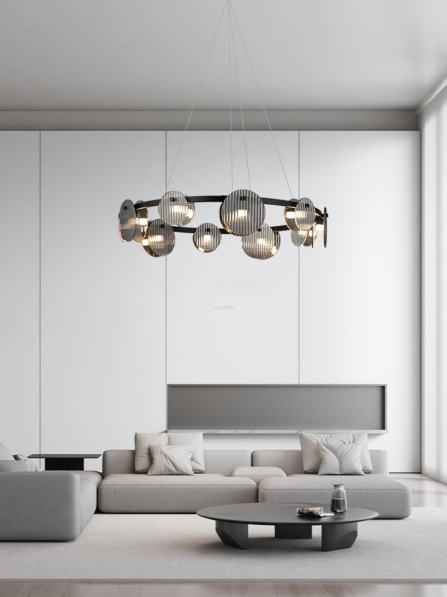Foliole Chandelier with 6/8 heads - Cylinder-1-Luxehomezone