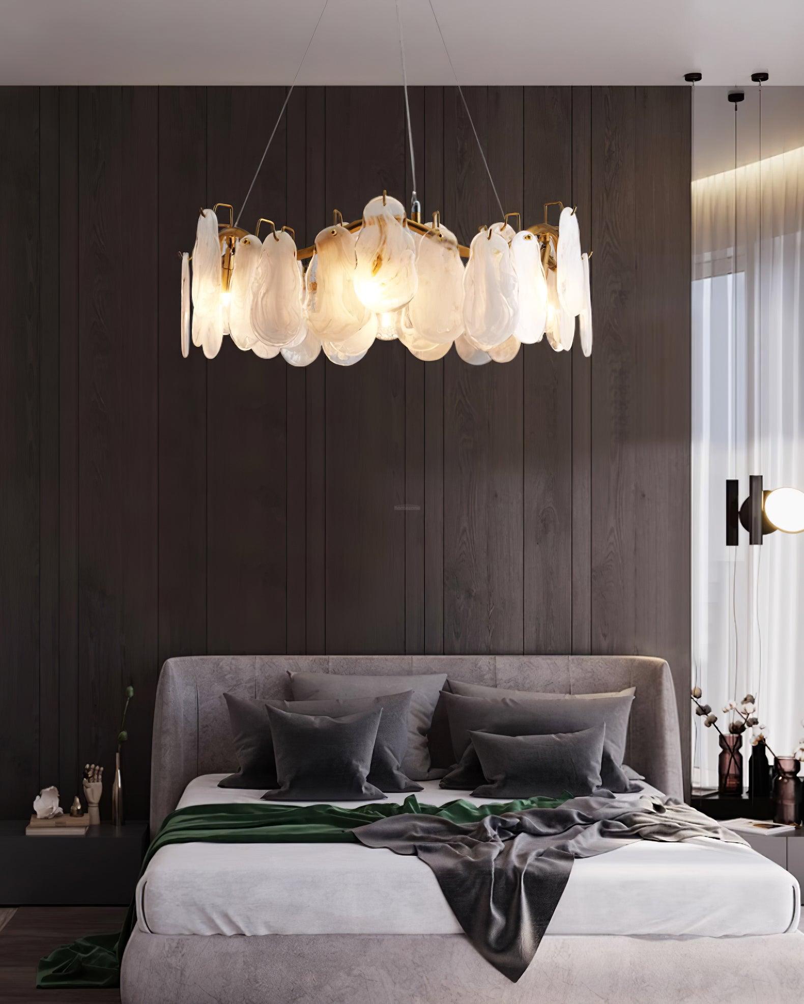Mahina Cloud Round/Linear Chandelier - Cylinder-1-Luxehomezone