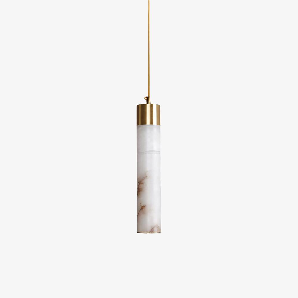 Tala Brass Alabaster Pendant Light - Alabaster, Alabaster Pendant-1-Luxehomezone