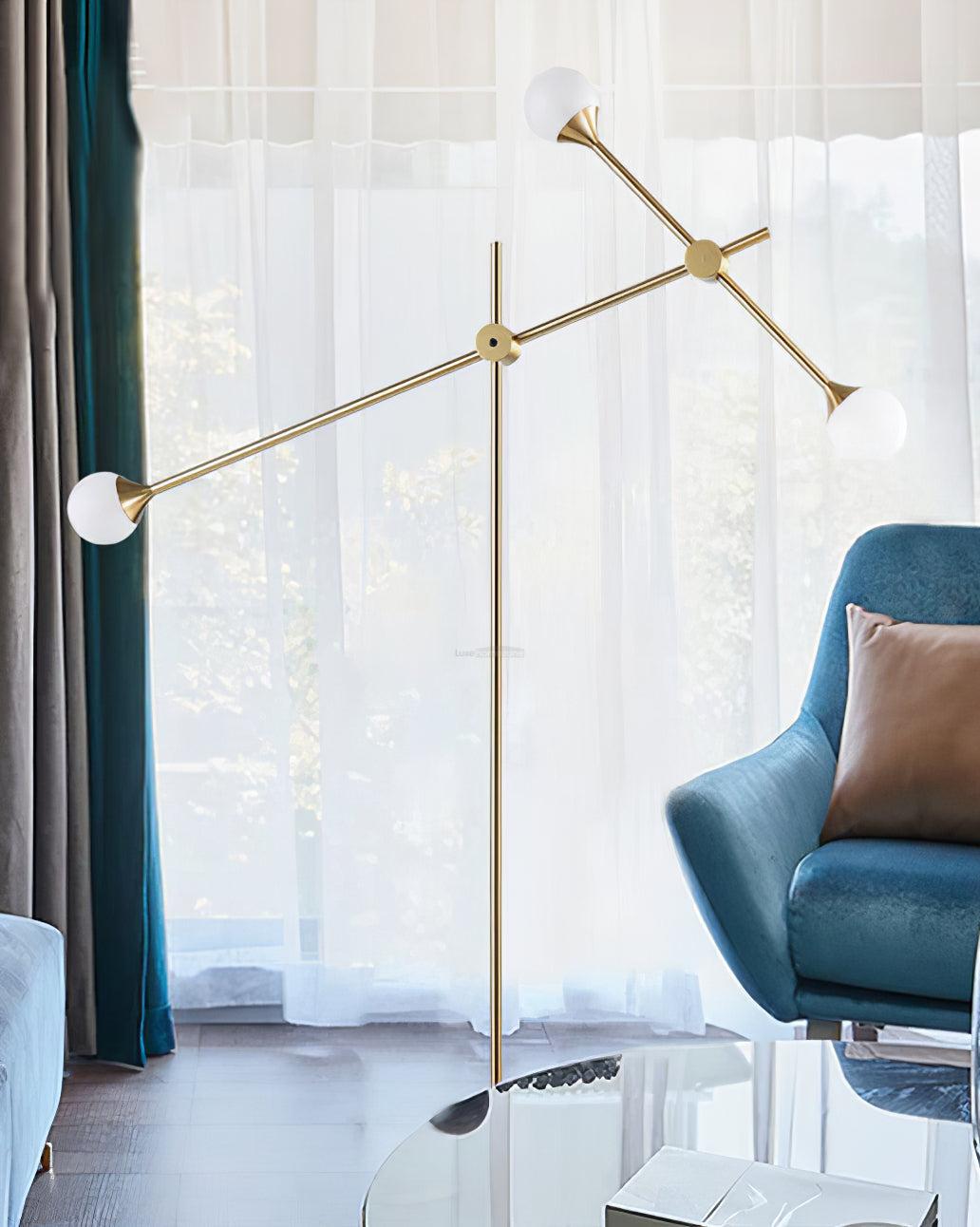 Kemi Floor Lamp ∅ 47.2″ - Flexible-1-Luxehomezone